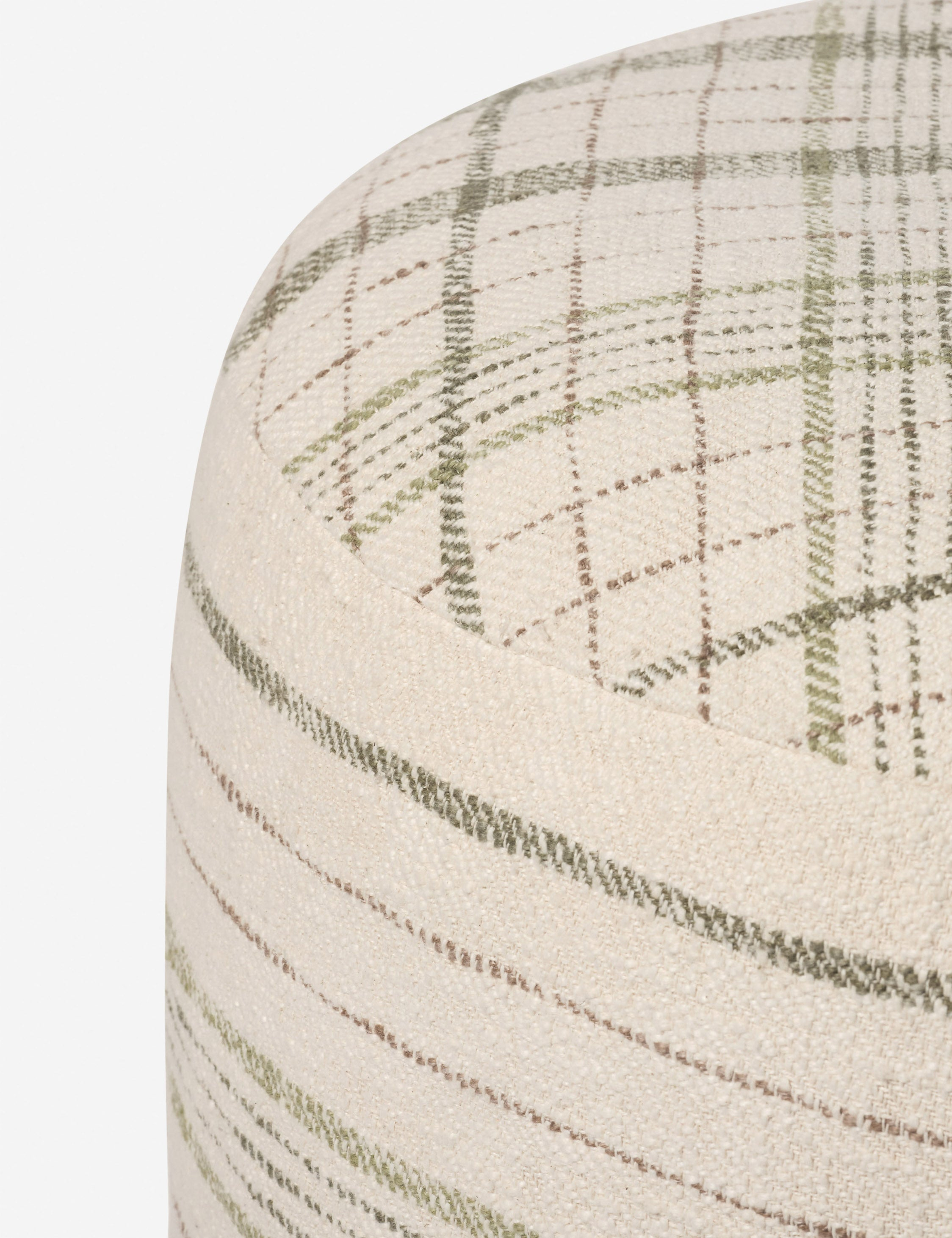 Wallace Pouf by Chris Loves Julia x Loloi - Cream