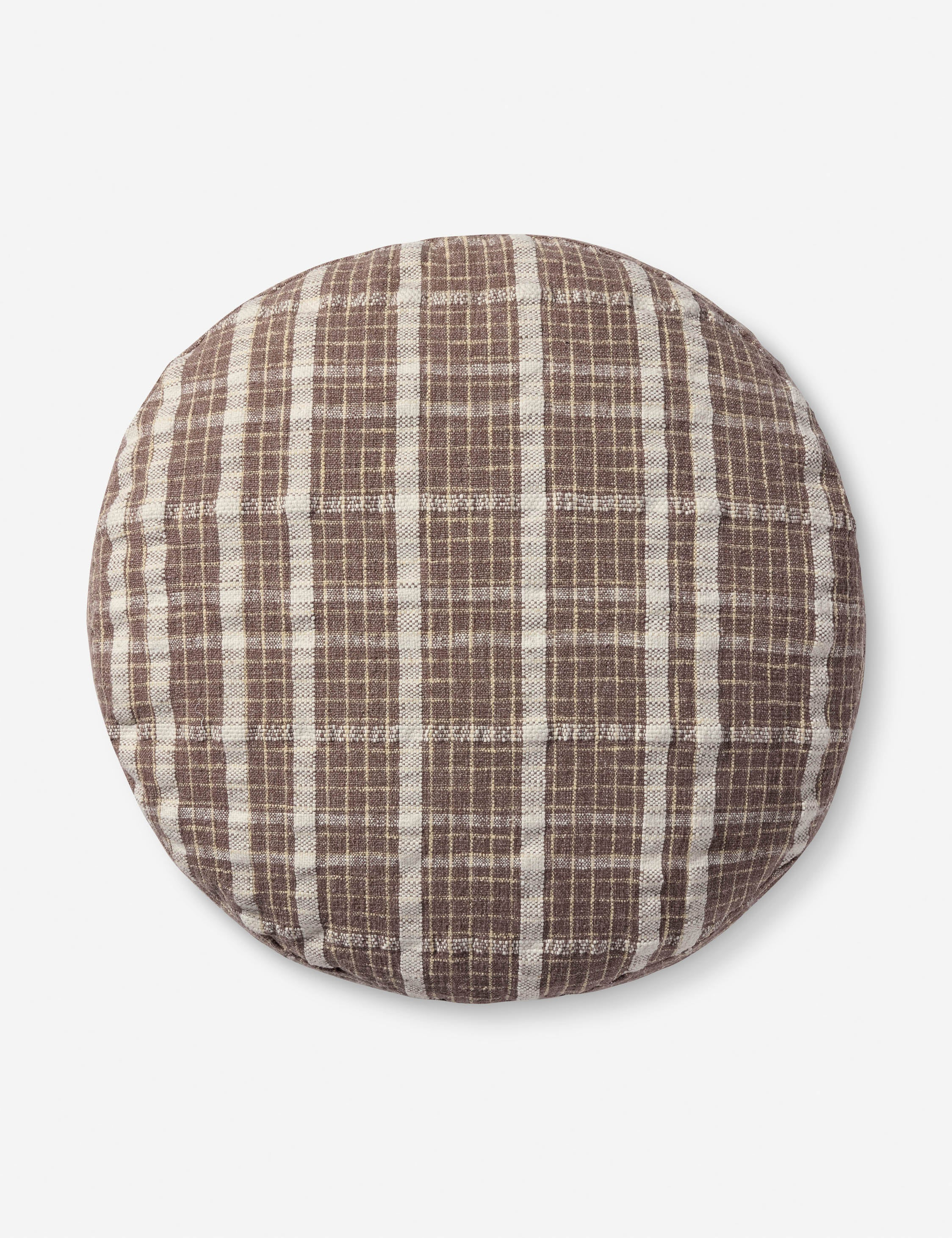 Wallace Pouf by Chris Loves Julia x Loloi - Chocolate