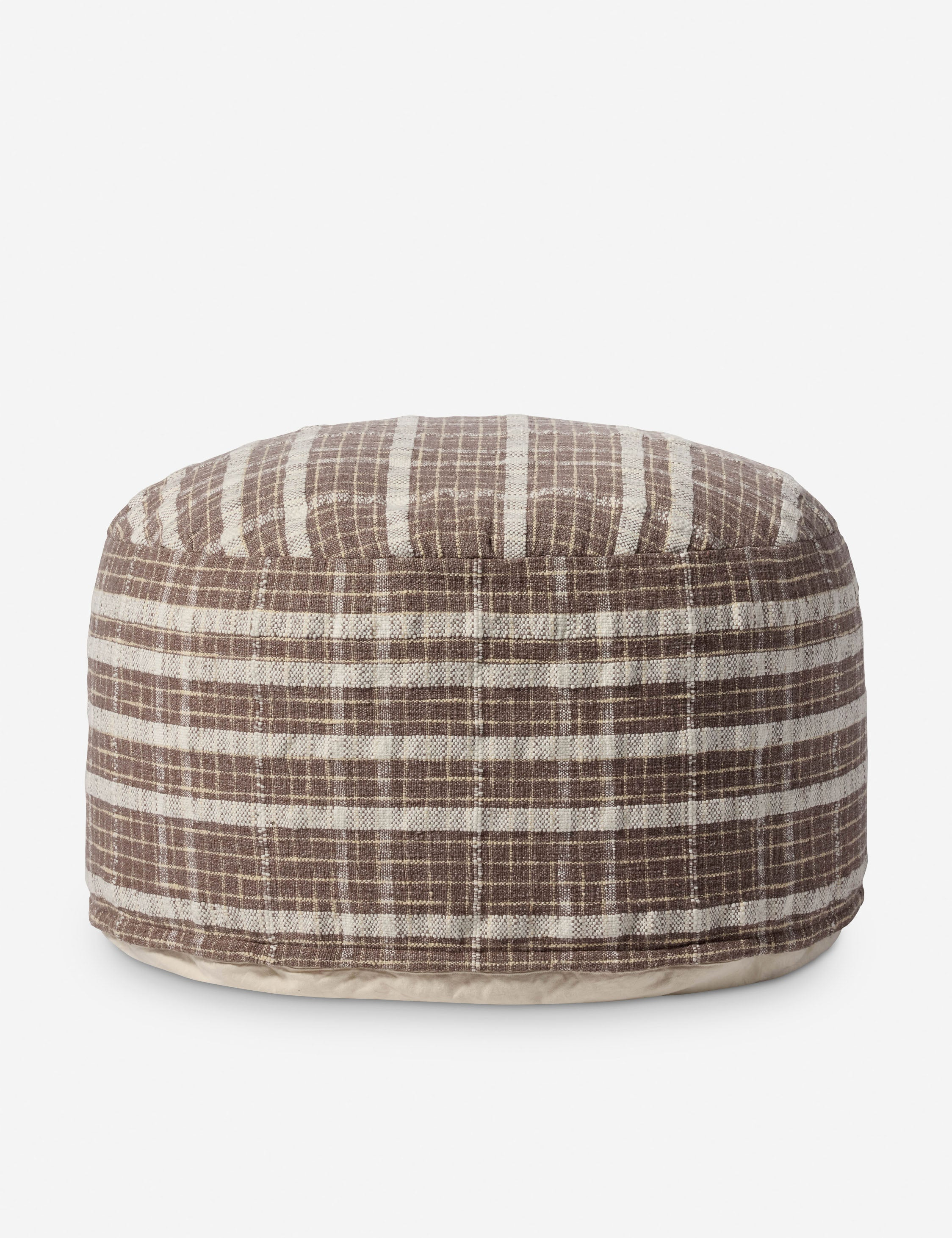 Wallace Pouf by Chris Loves Julia x Loloi - Chocolate