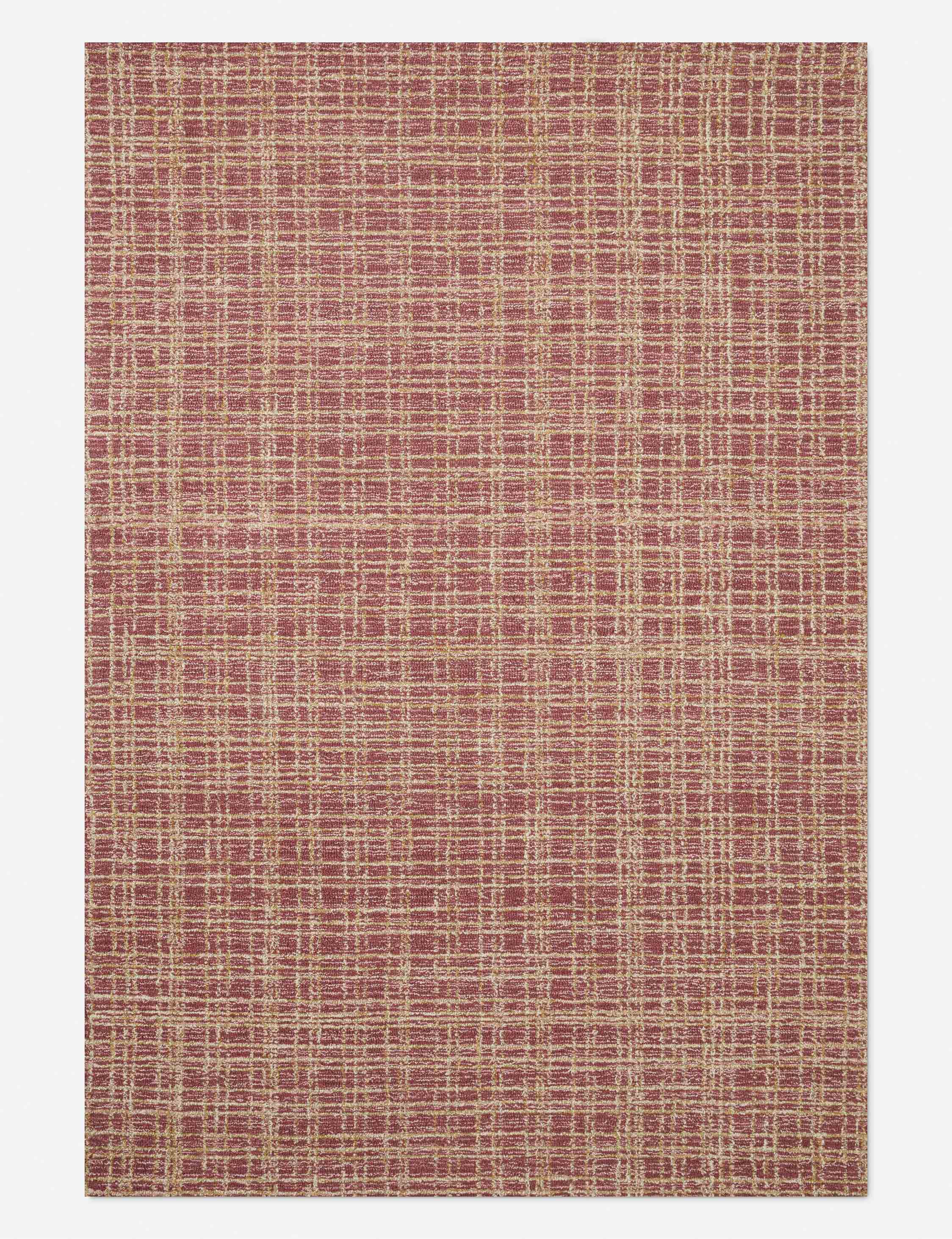 Polly I Hand-Tufted Wool Rug by Chris Loves Julia x Loloi - Berry and Natural / 2'6" x 9'9" Runner