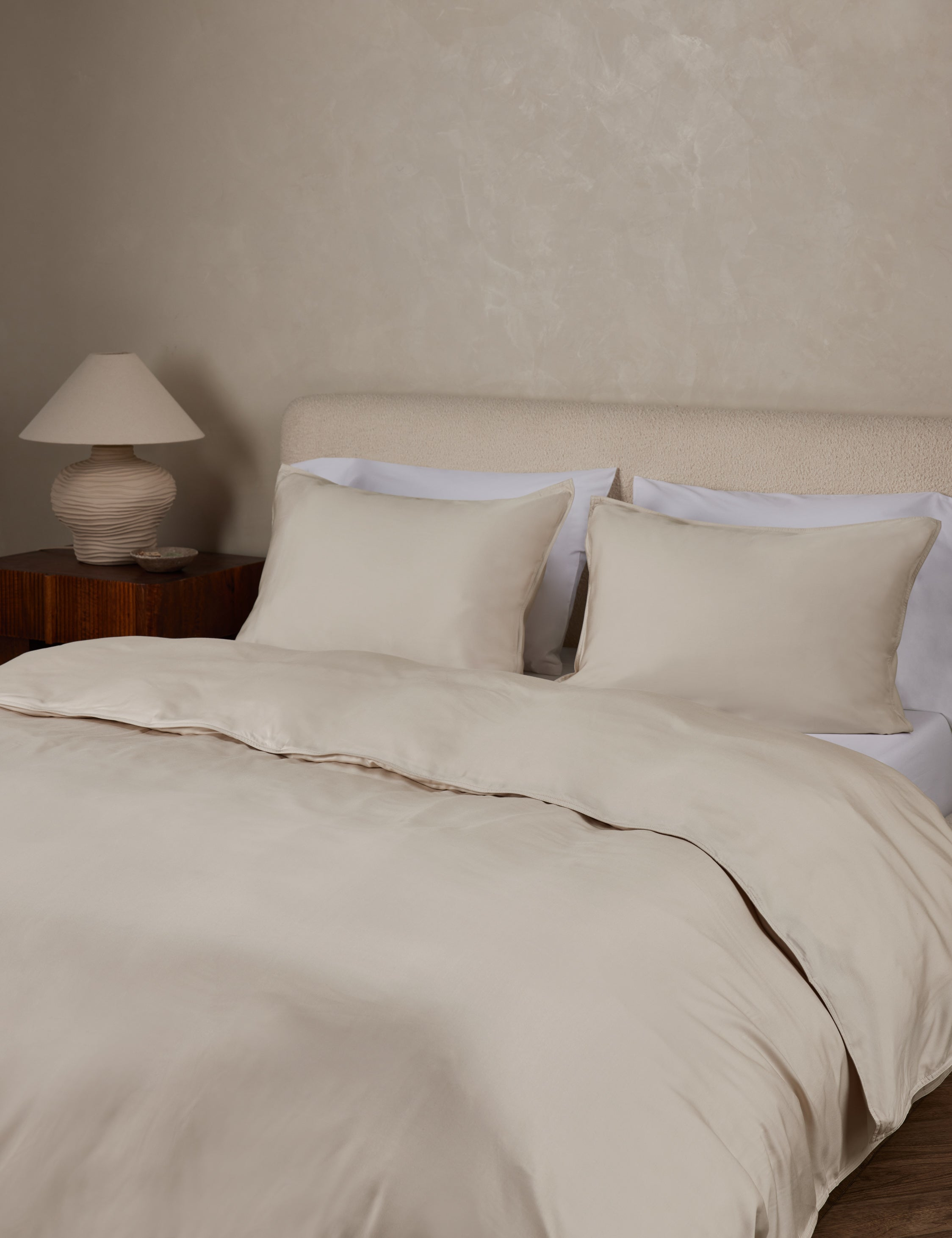 Parker Bamboo Duvet Set by Pom Pom at Home - Sand / Twin