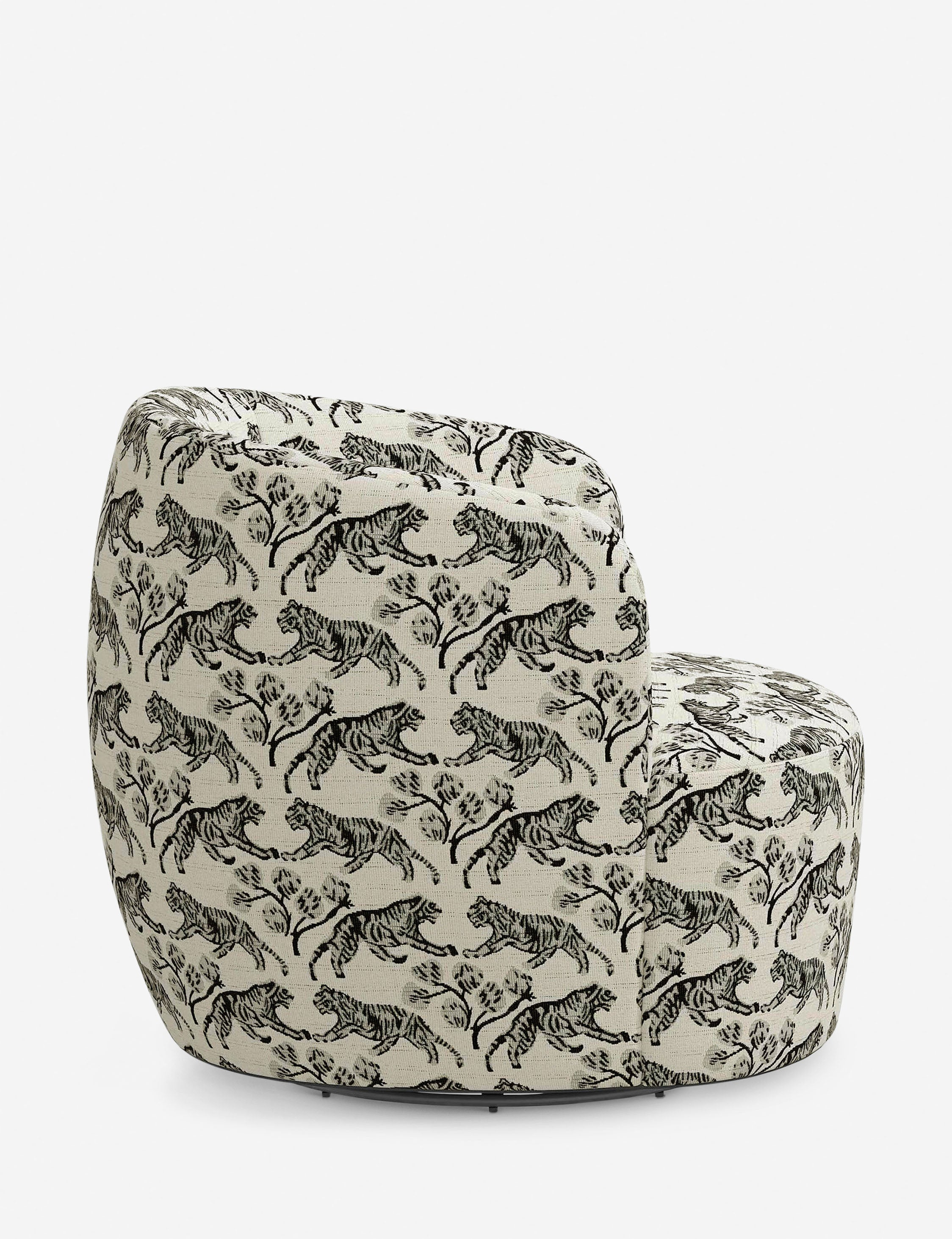 Rue Swivel Chair - Tiger Ivory by Sarah Sherman Samuel