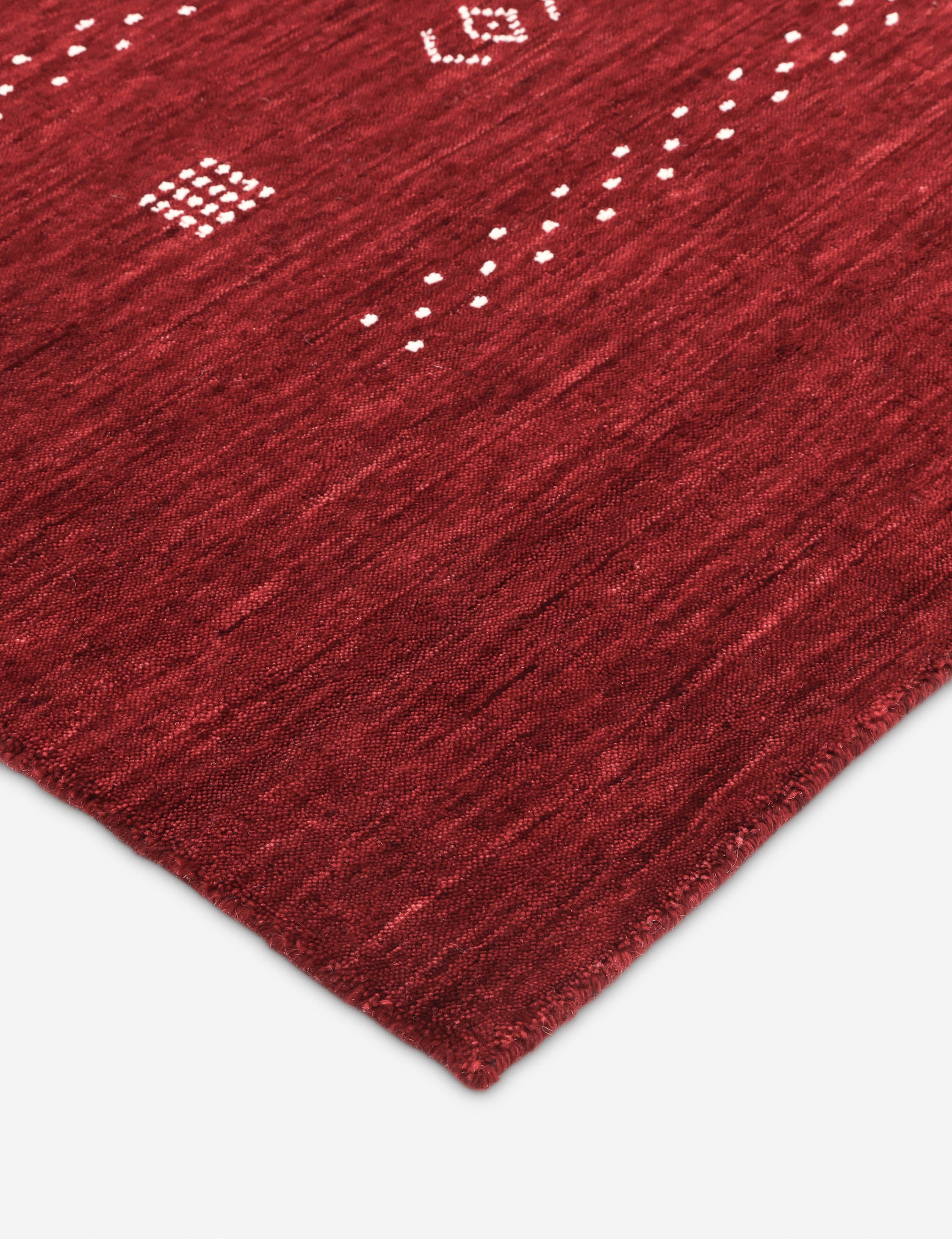 Cyrena Hand-Loomed Wool Rug - Red / 9' x 12'