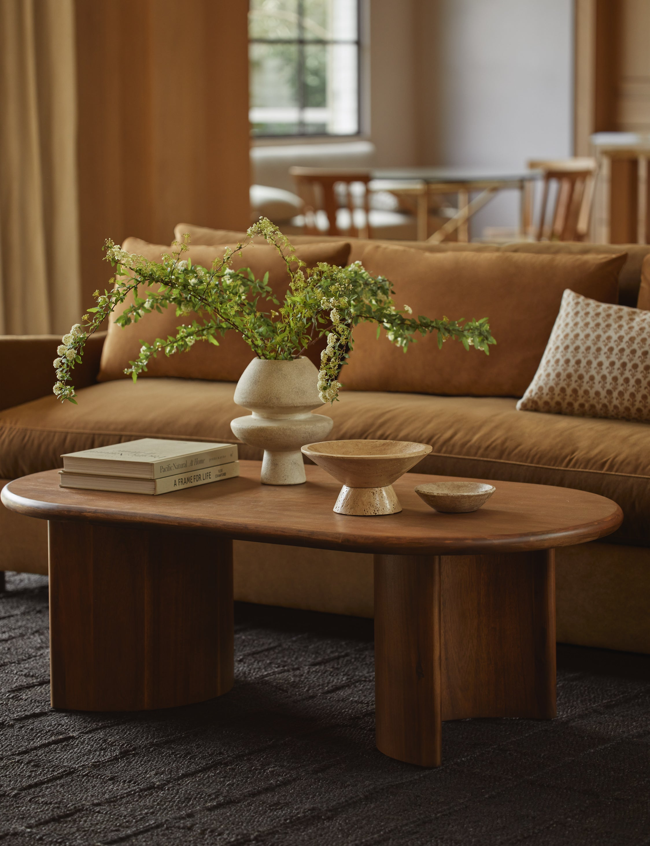 Gilda Coffee Table - Dark Brown