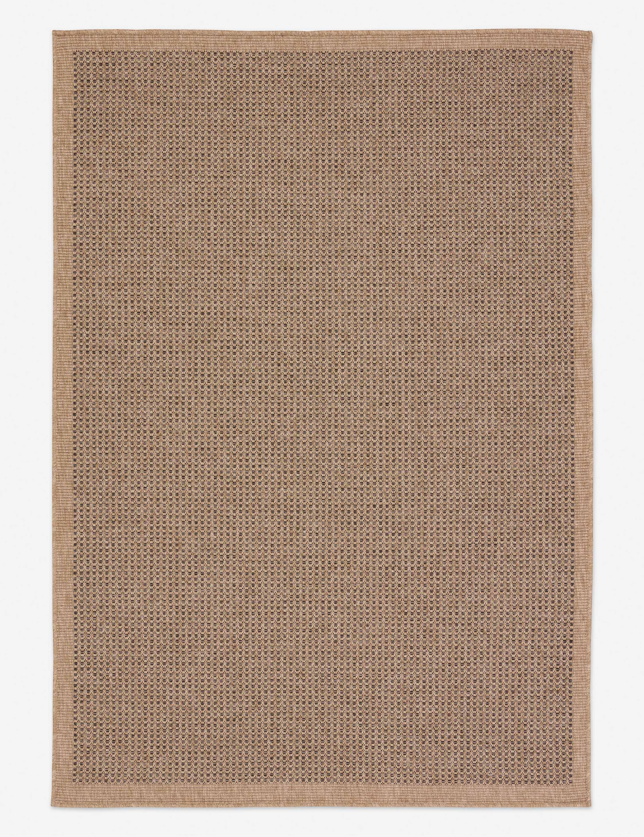 Tolkan Indoor / Outdoor Rug - Brown and Black / 4' x 6'