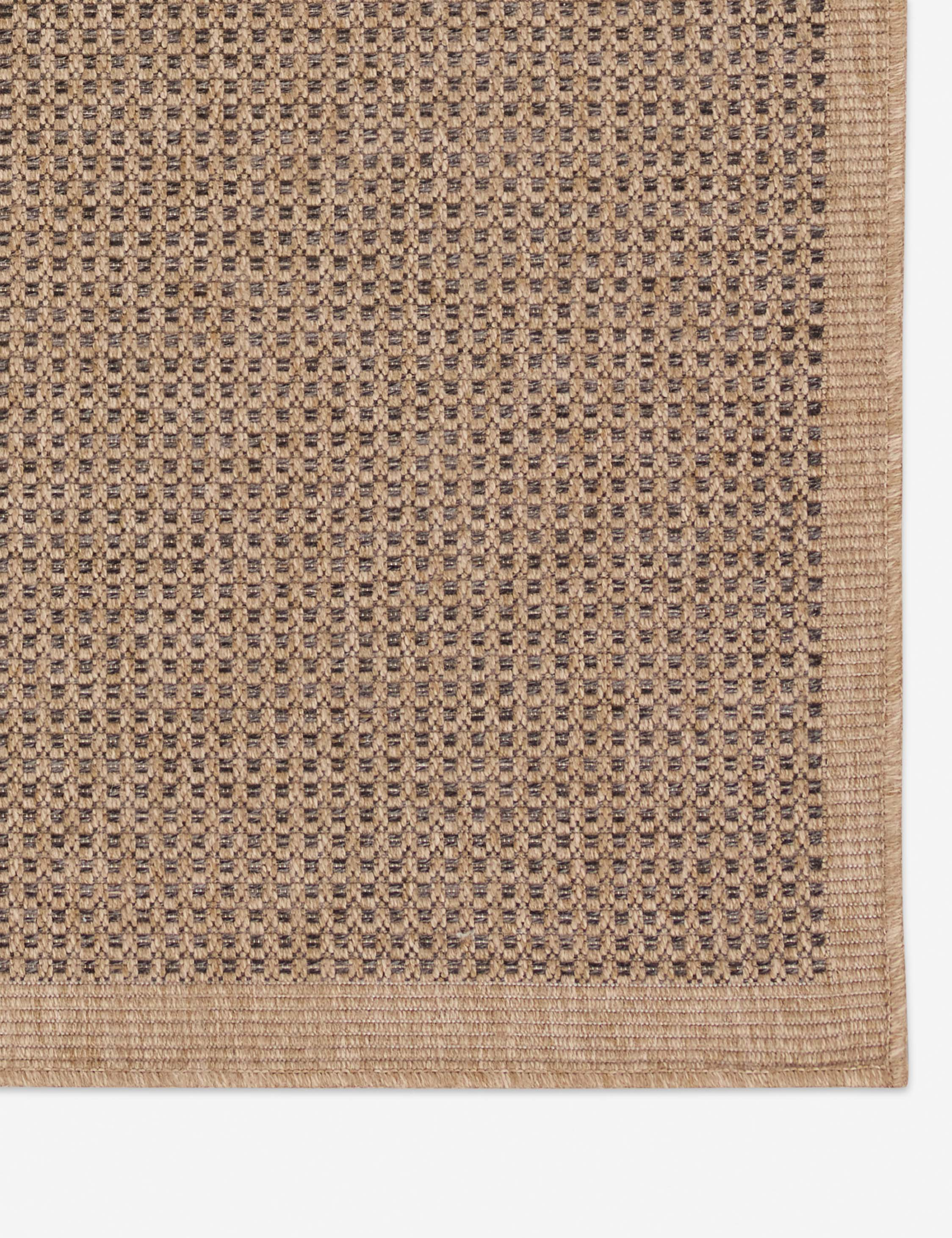 Tolkan Indoor / Outdoor Rug - Brown and Black / 4' x 6'