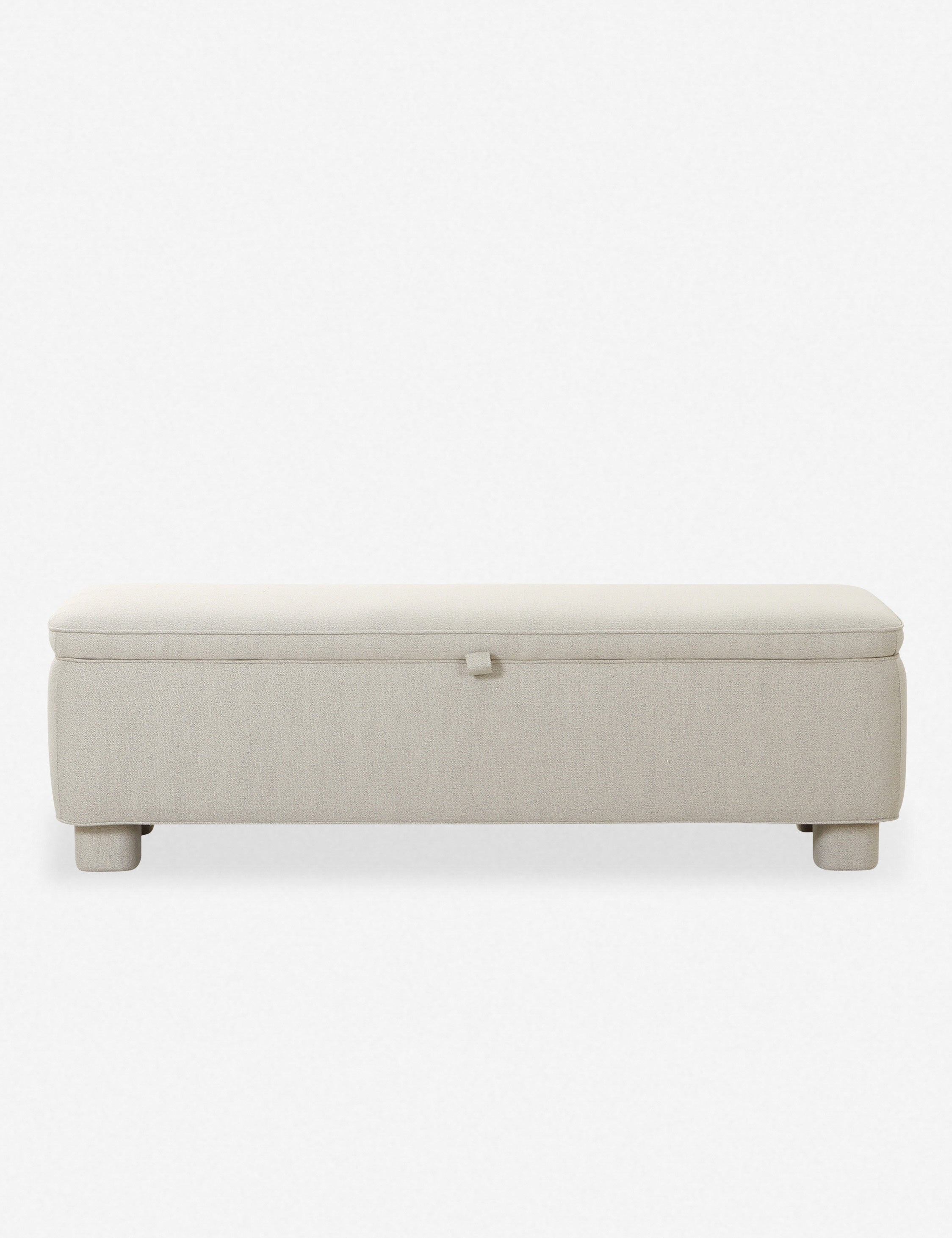 Asner Storage Bench - Light Gray