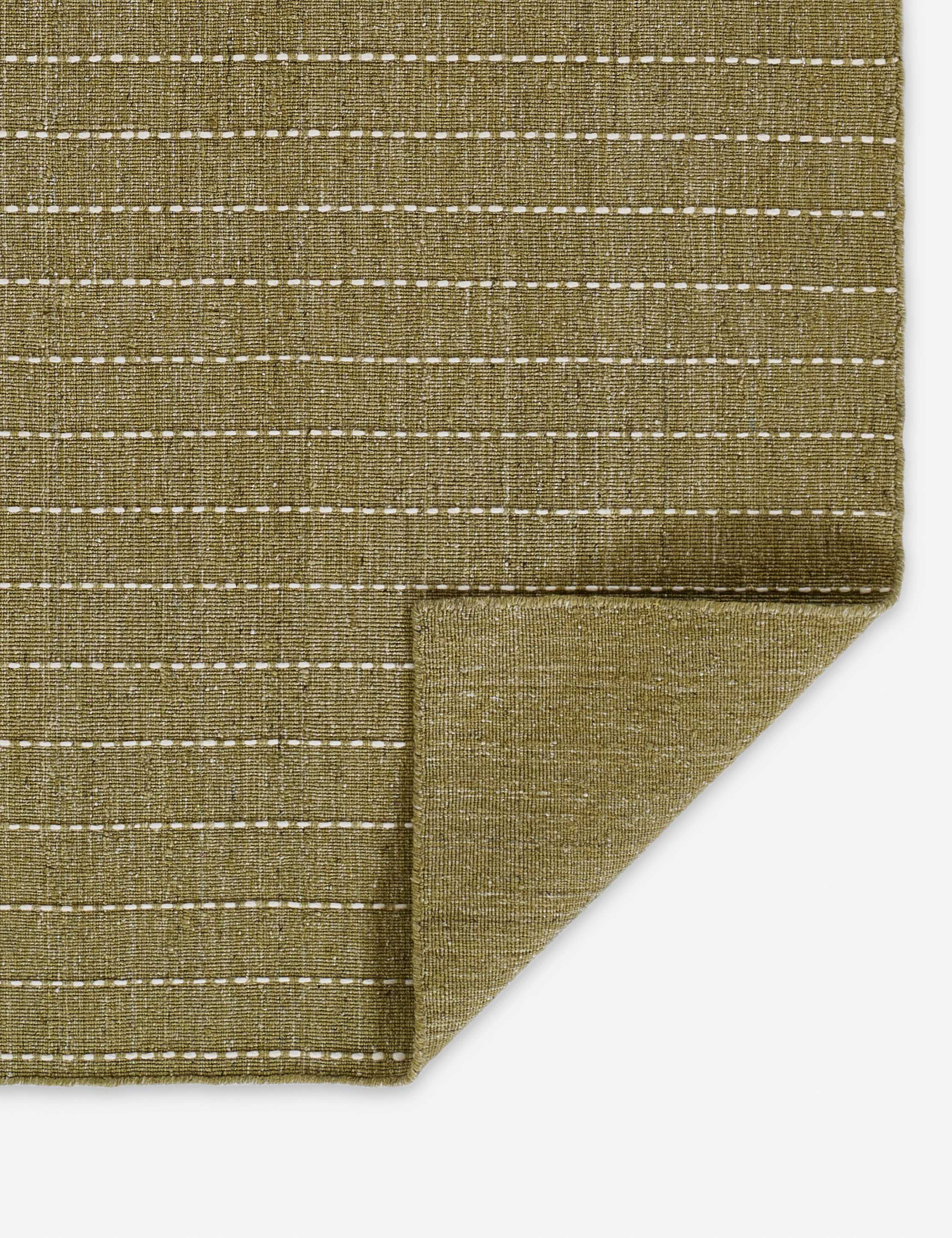 Kofi Wool Rug - Green / 8' x 10'