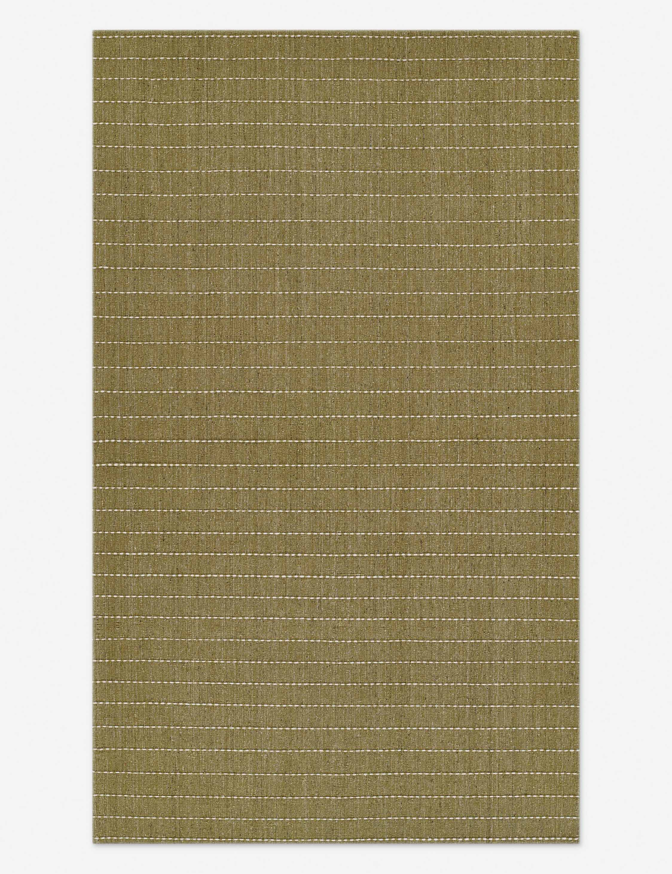 Kofi Wool Rug - Green / 8' x 10'