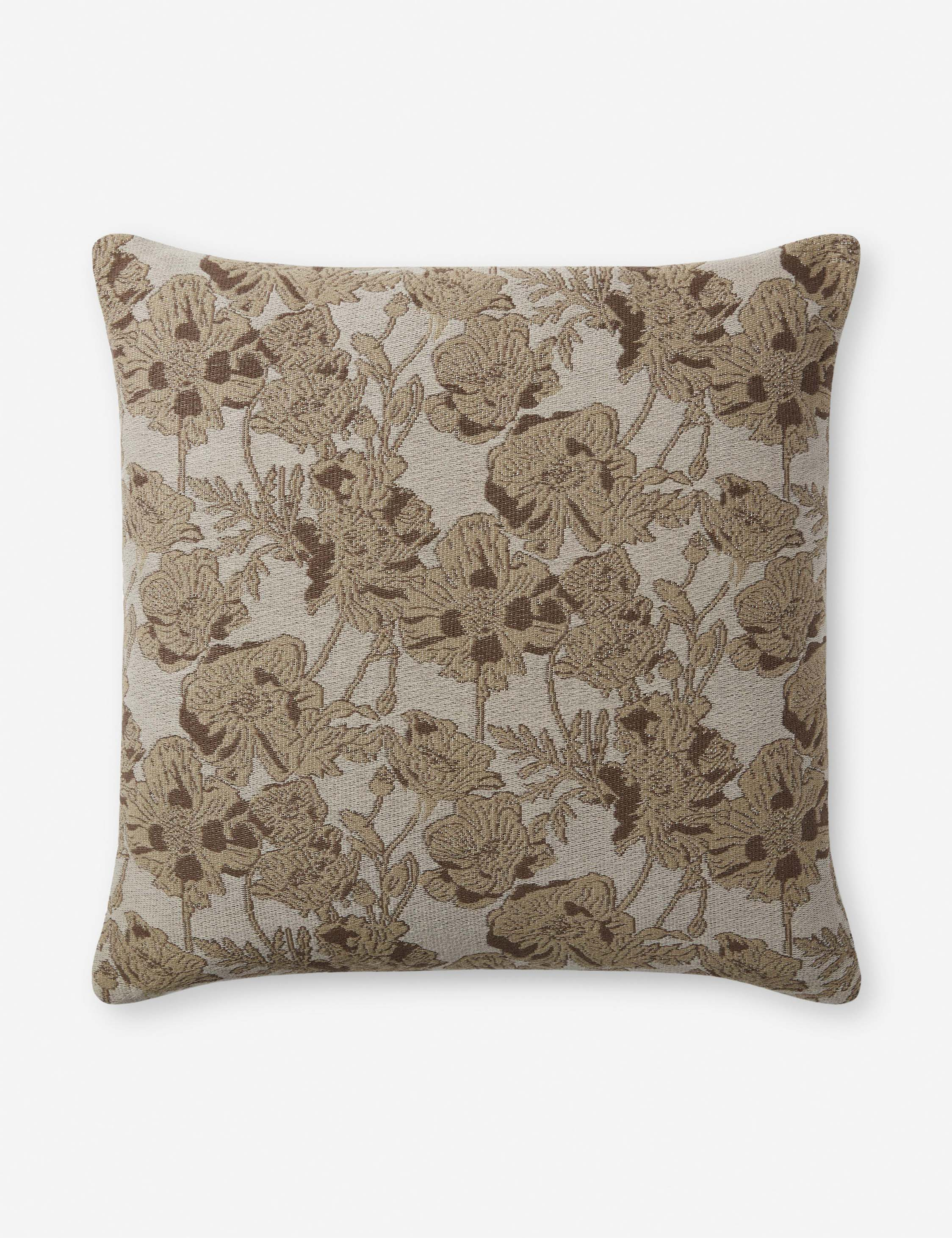 Matilda Pillow x Chris Loves Julia x Loloi - Brown and Natural