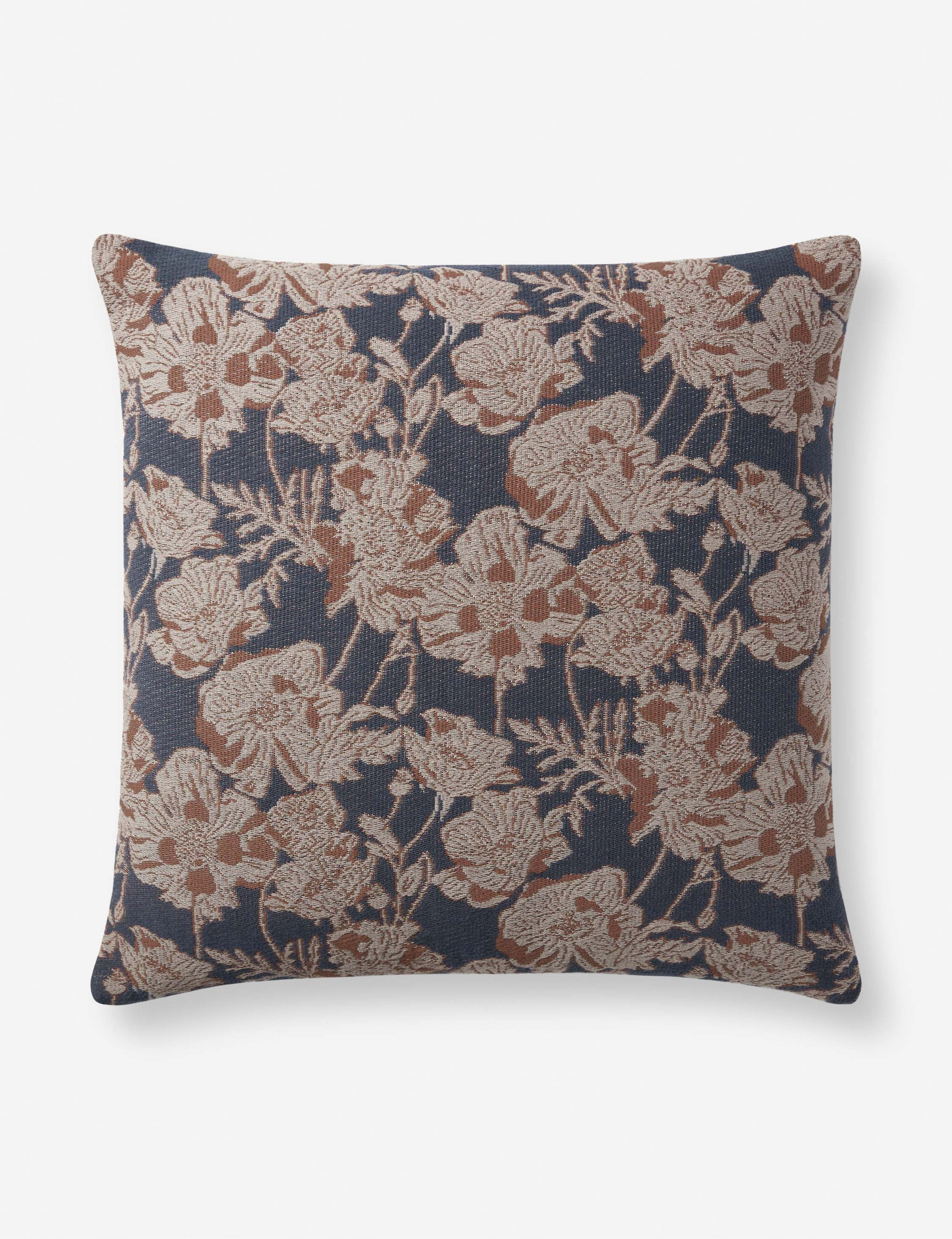 Matilda Pillow x Chris Loves Julia x Loloi - Blue and Brown