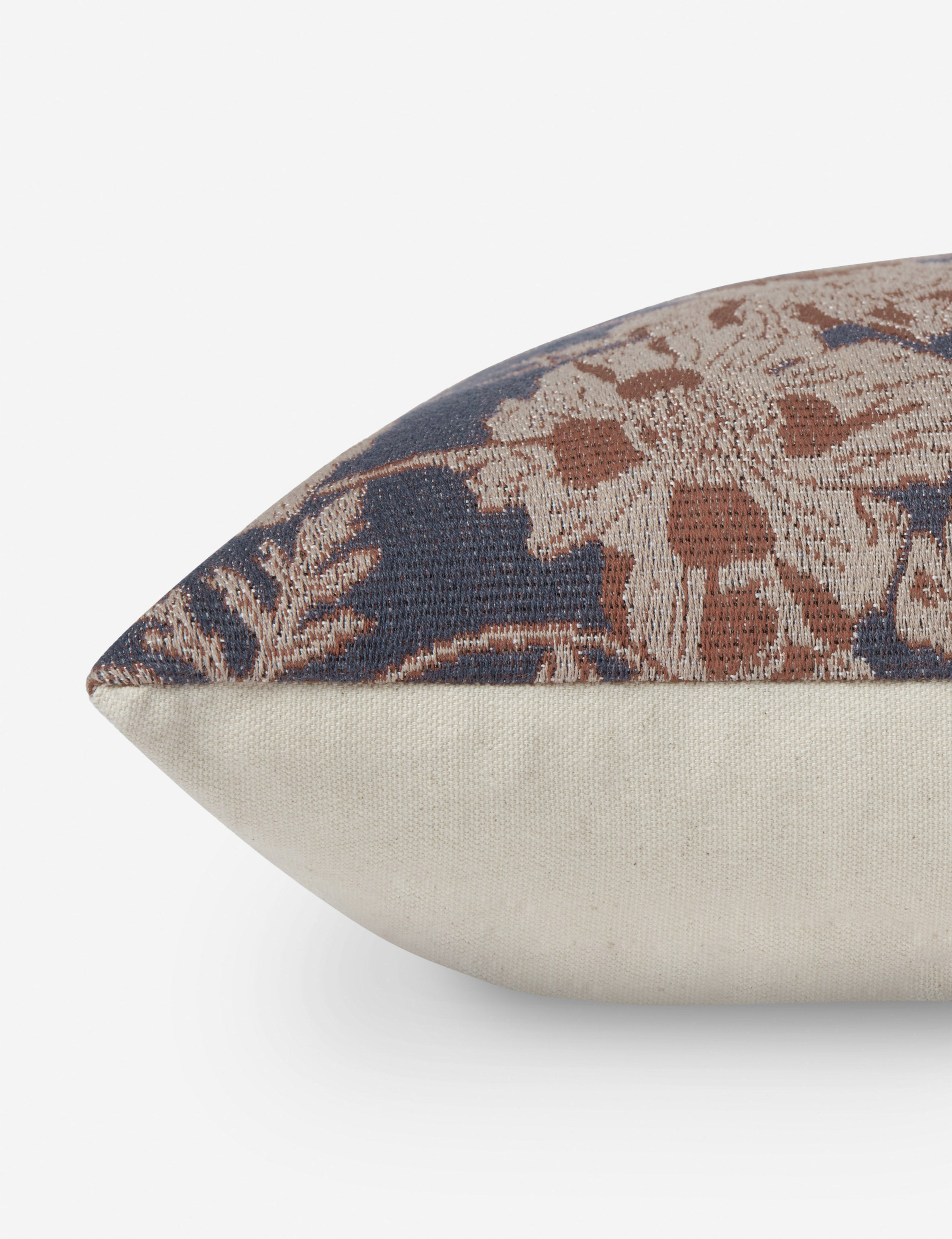 Matilda Pillow x Chris Loves Julia x Loloi - Blue and Brown