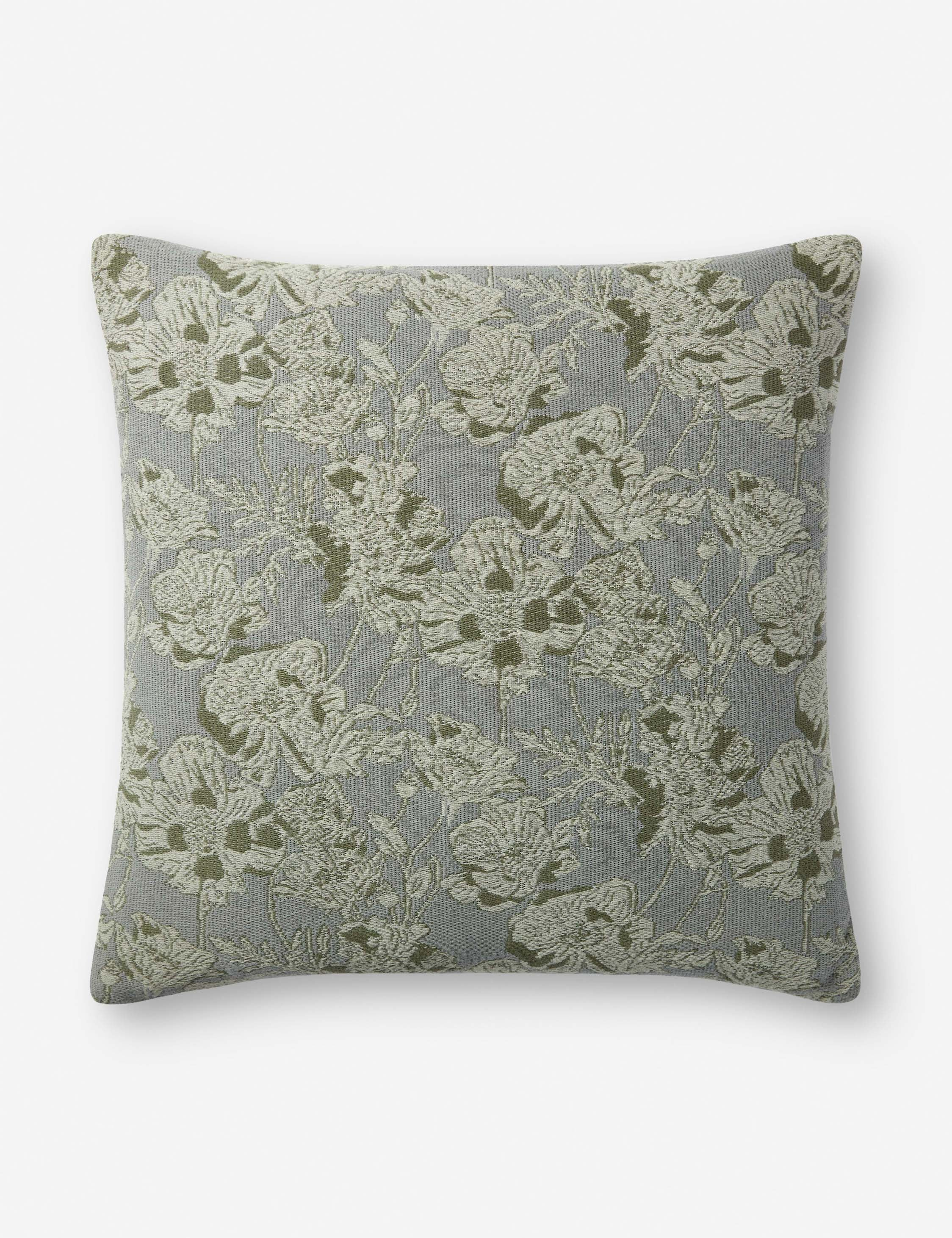 Matilda Pillow by Chris Loves Julia x Loloi - Gray and Blue