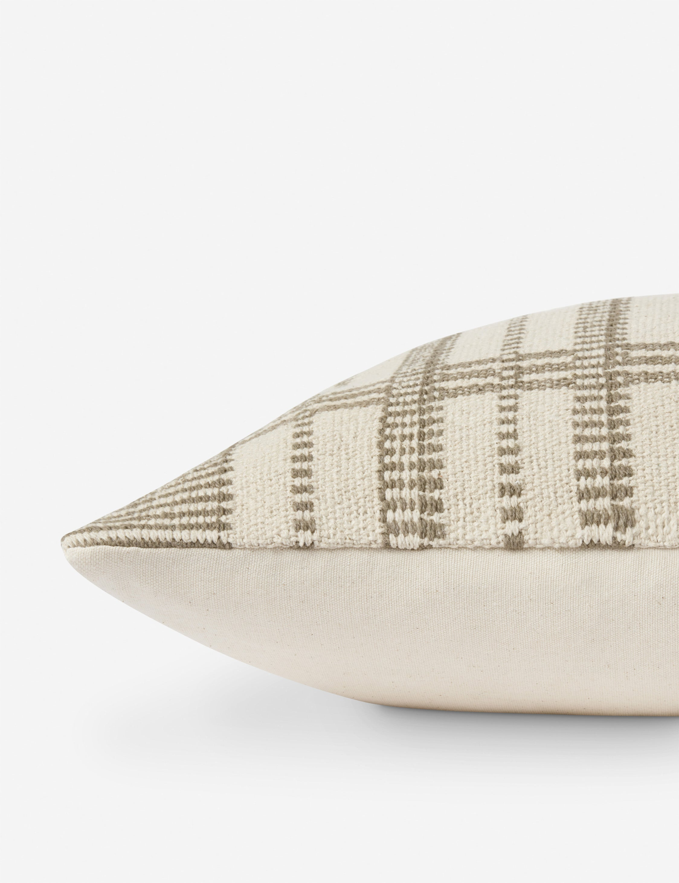 Marion Pillow by Magnolia Home by Joanna Gaines X Loloi - Sage and Beige / Down