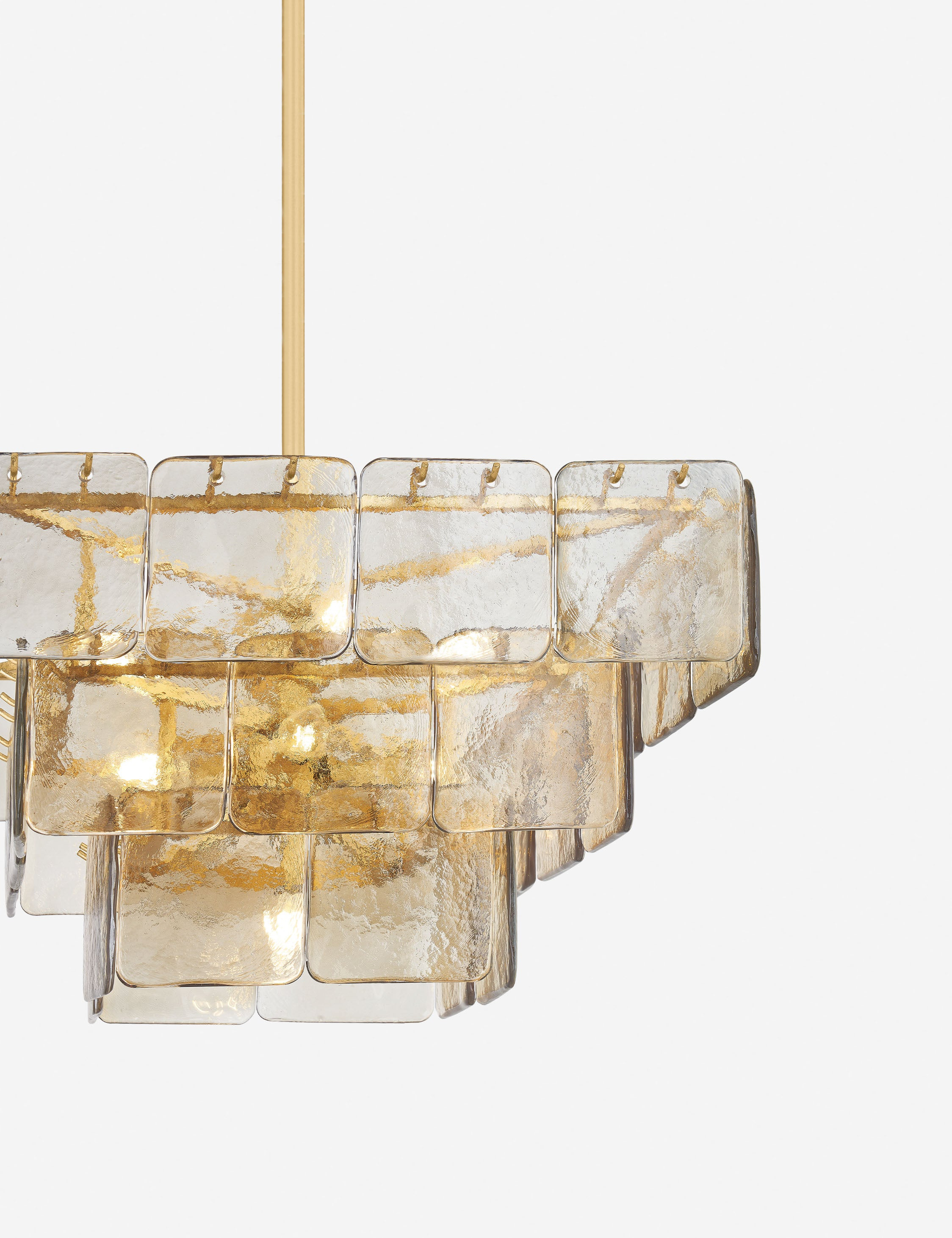 Esmeralda Chandelier - Smoked Glass / 24.5"Dia