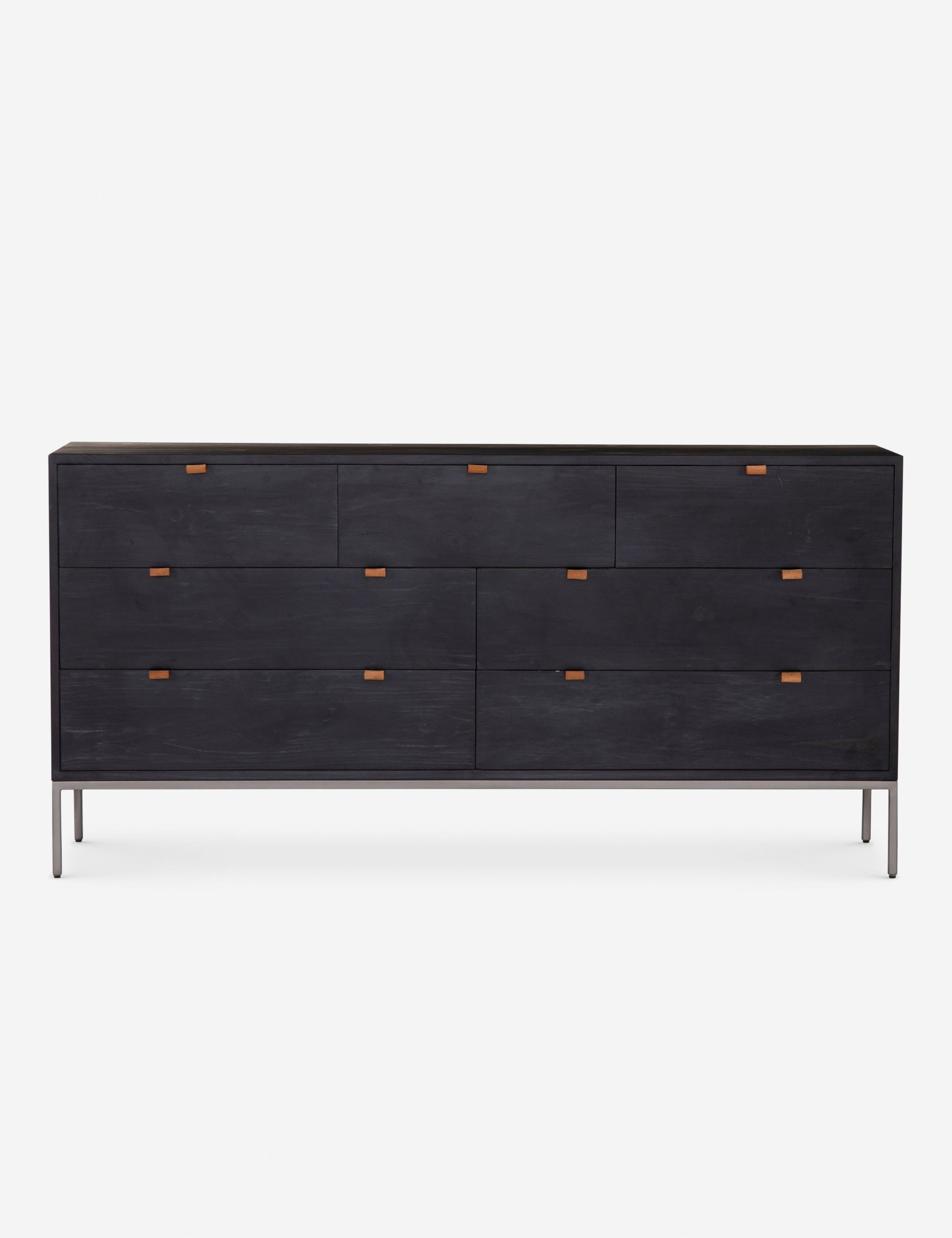 Rosamonde 7-Drawer Dresser - Black