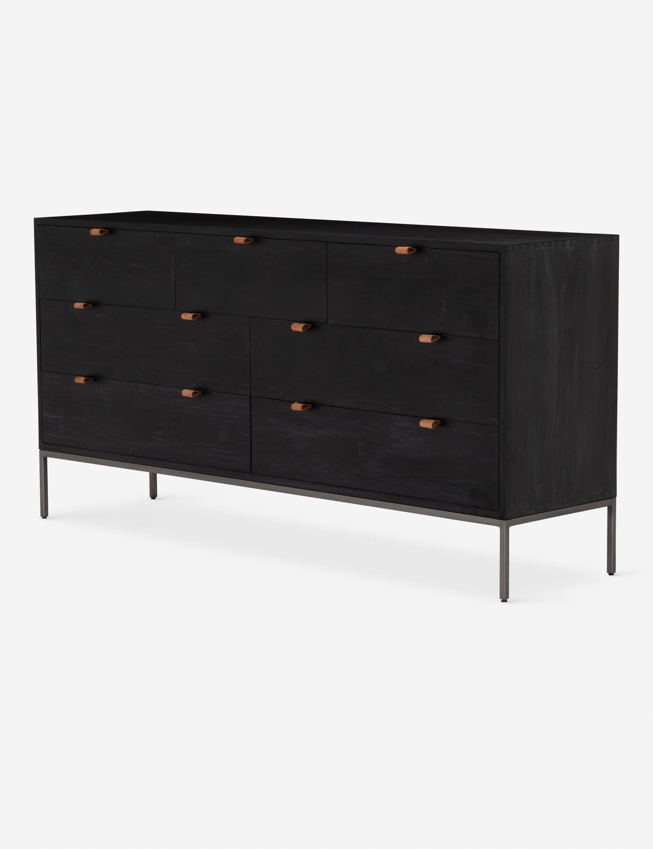 Rosamonde 7-Drawer Dresser - Black