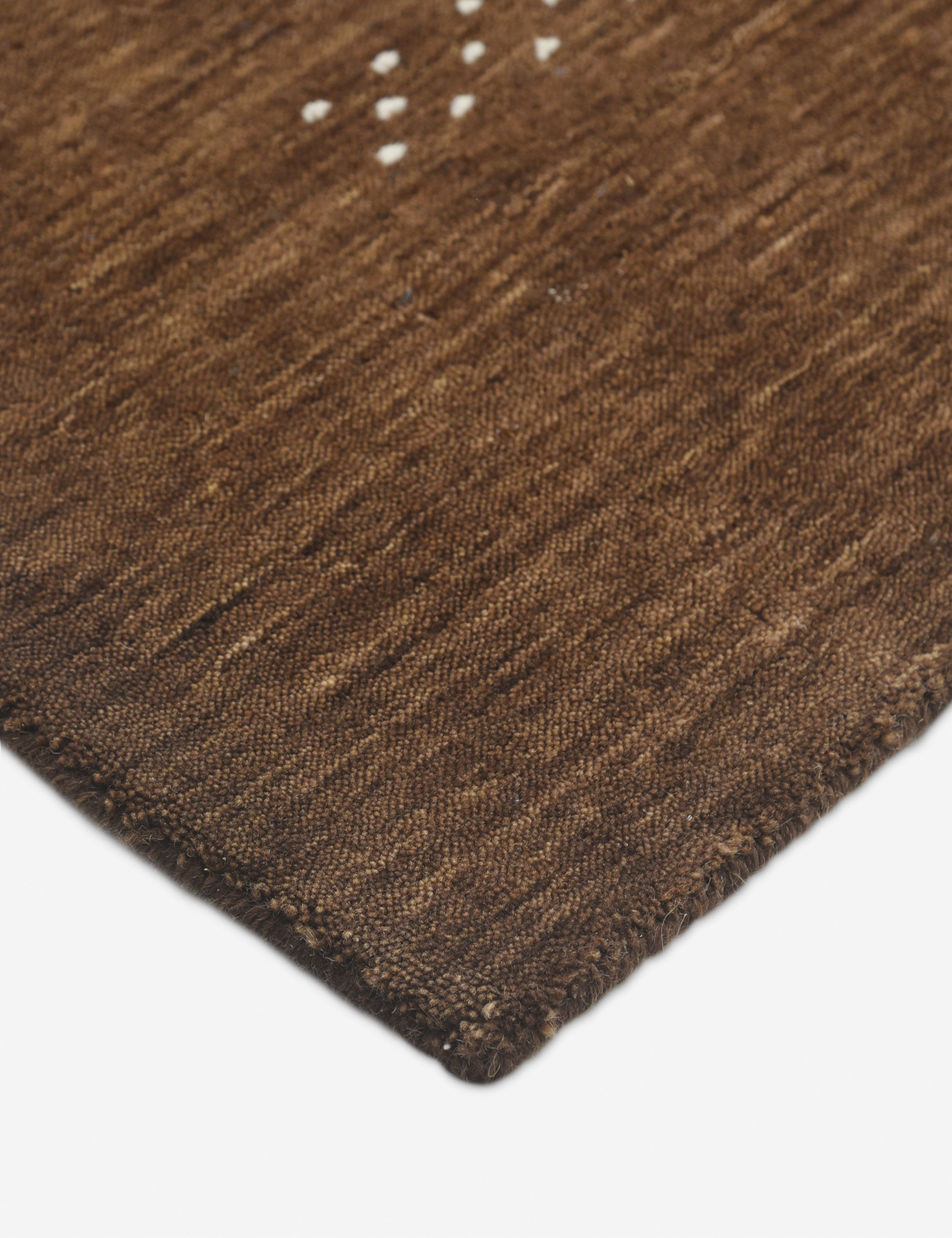 Cyrena Hand-Loomed Wool Rug - Brown / 5' x 8'