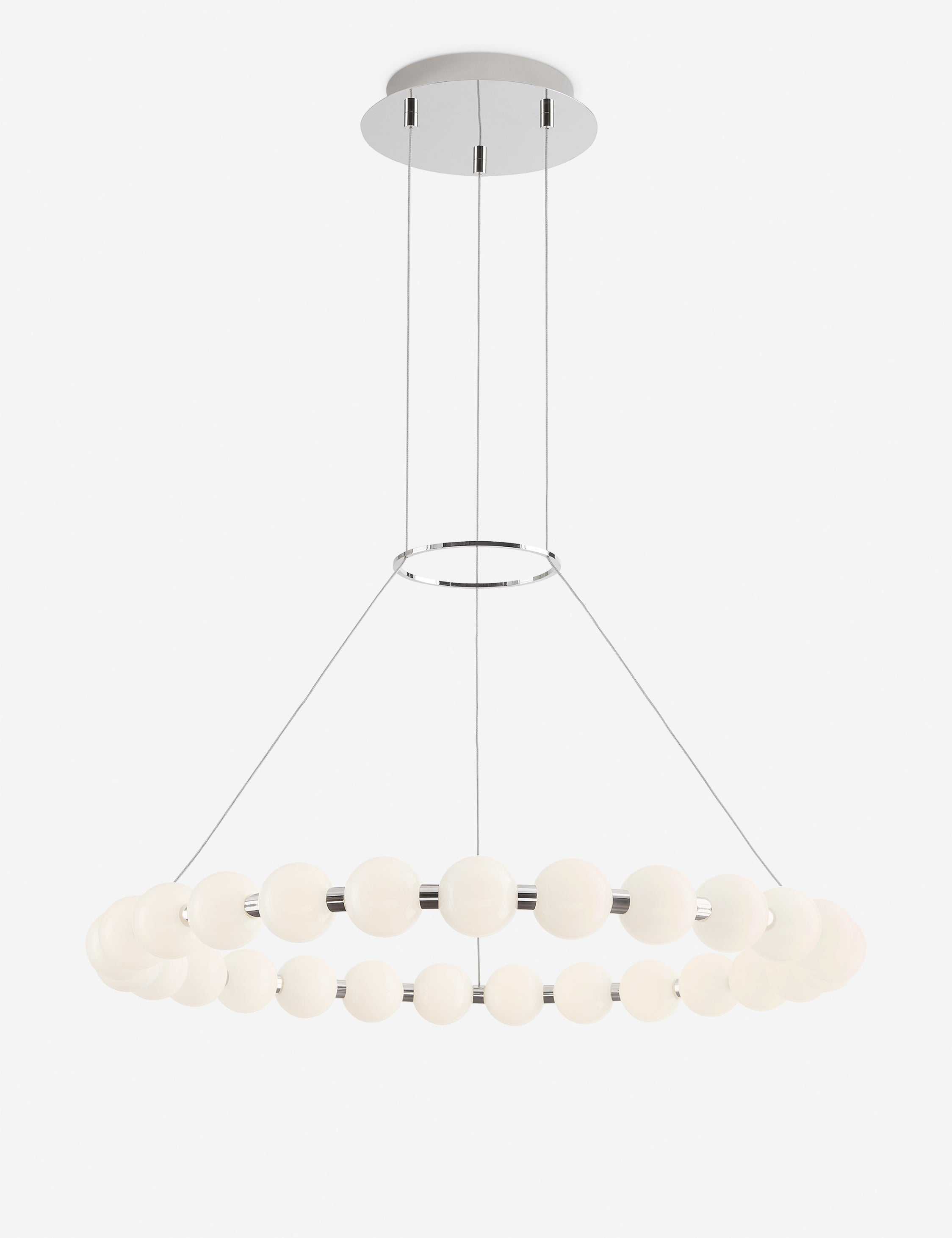 Caterina Chandelier - Nickel / 30"Dia