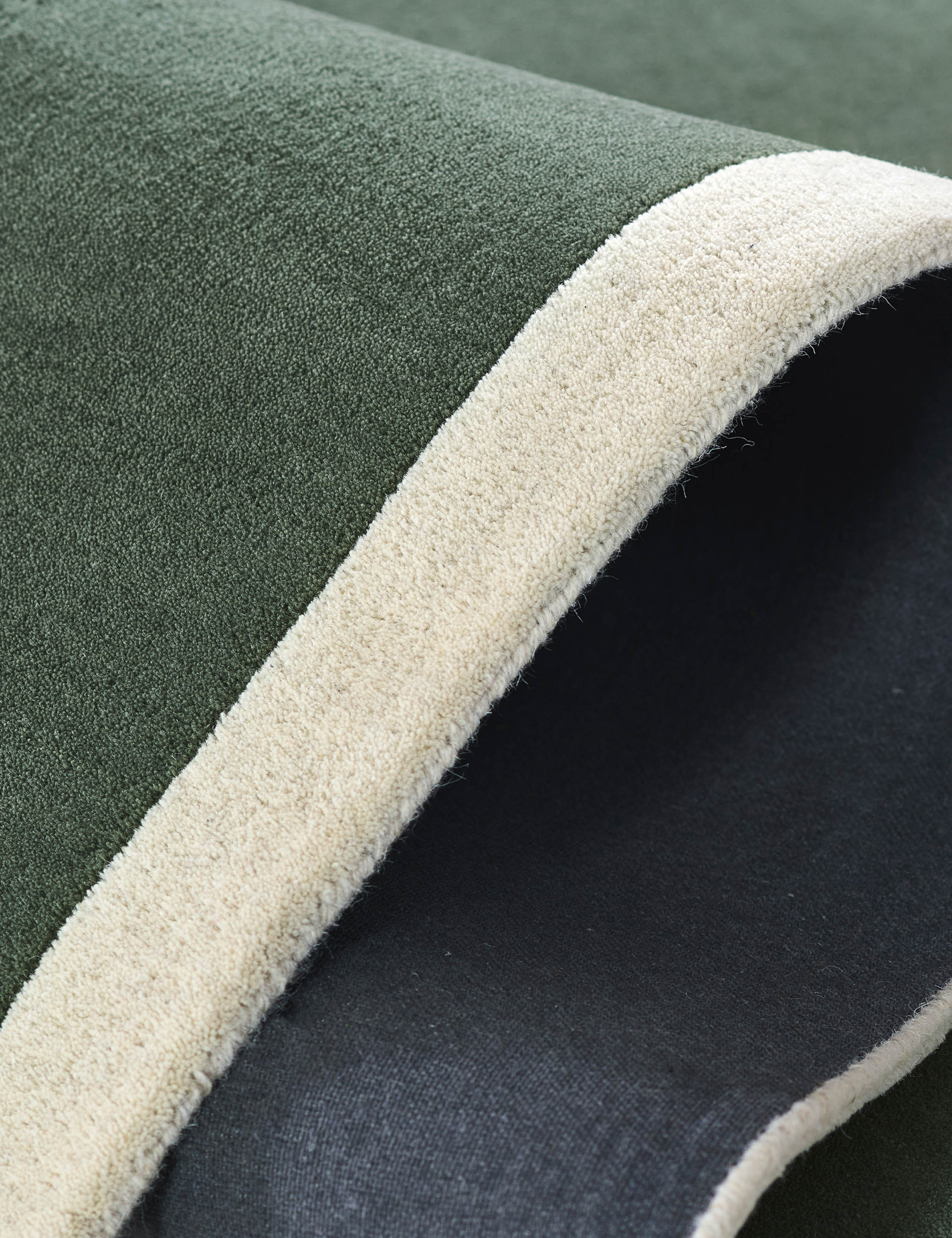 Boswell Hand-Tufted Wool Rug - Green / 3' x 8' Runner