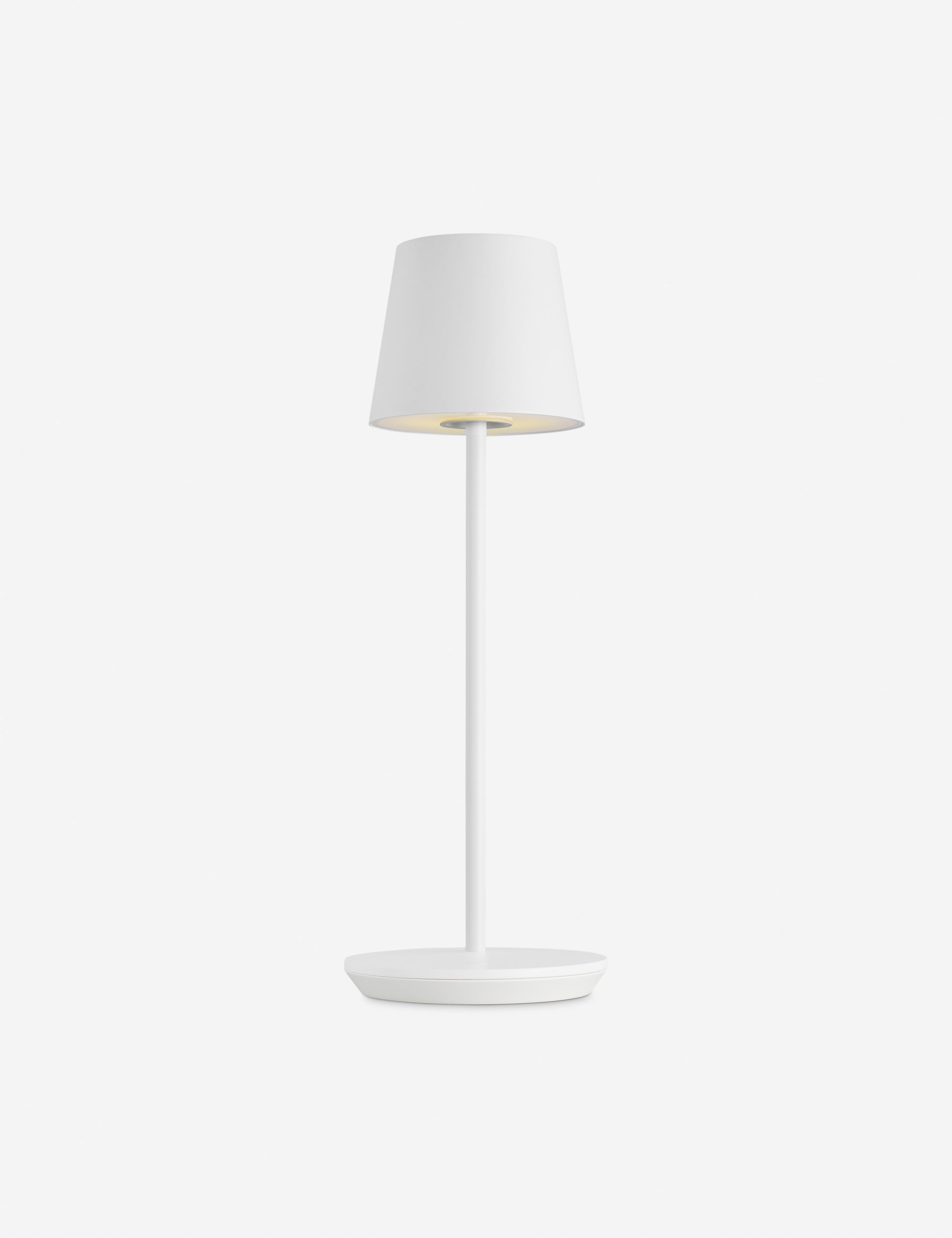 Carla Cordless Table Lamp - White / Small