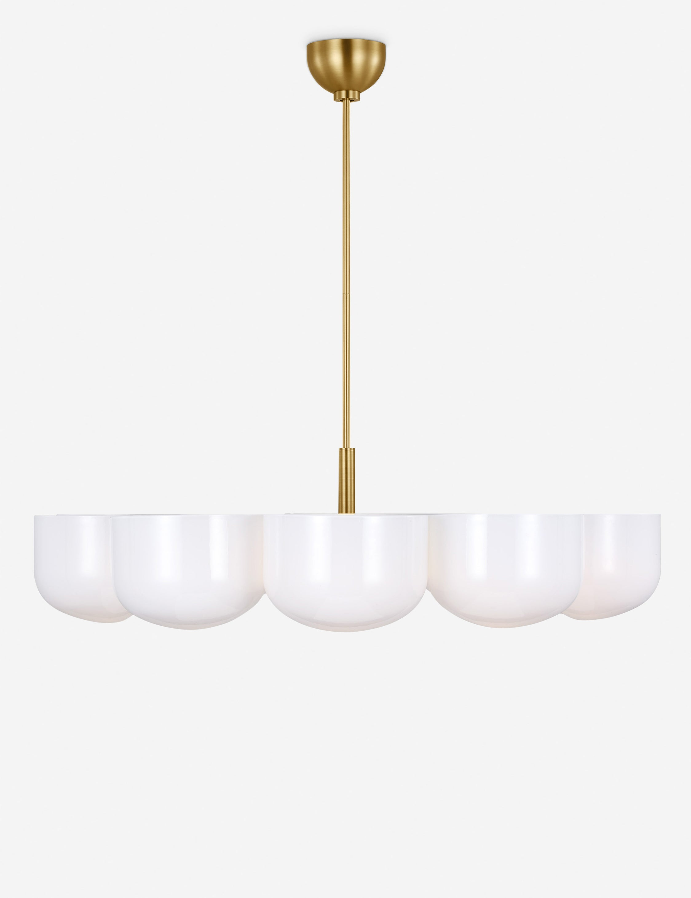Cheverny Chandelier by Christiane Lemieux - Burnished Brass / 36"Dia