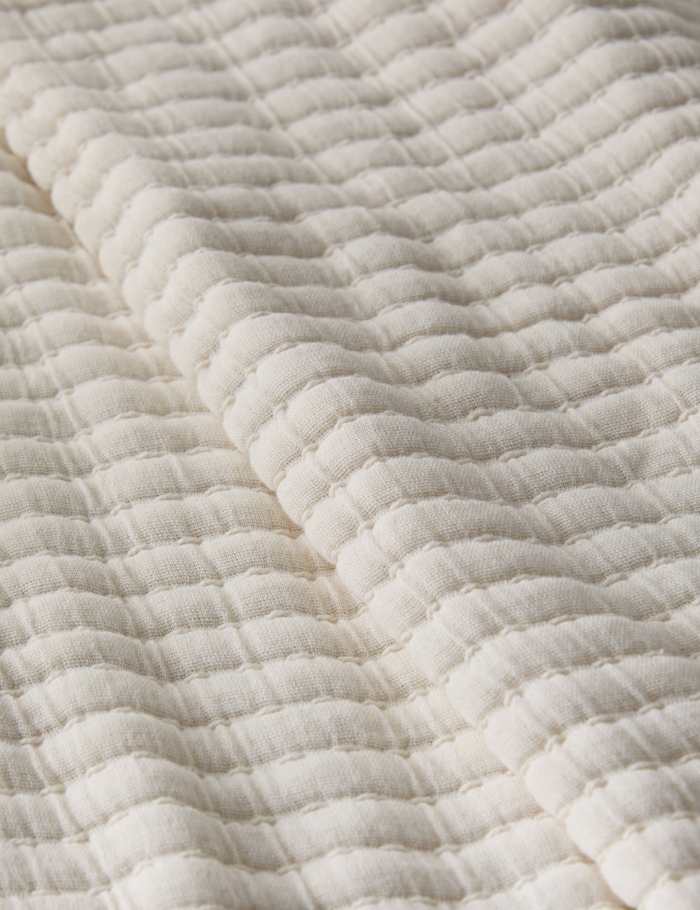 Vancouver Cotton Coverlet by Pom Pom at Home - Cream / King