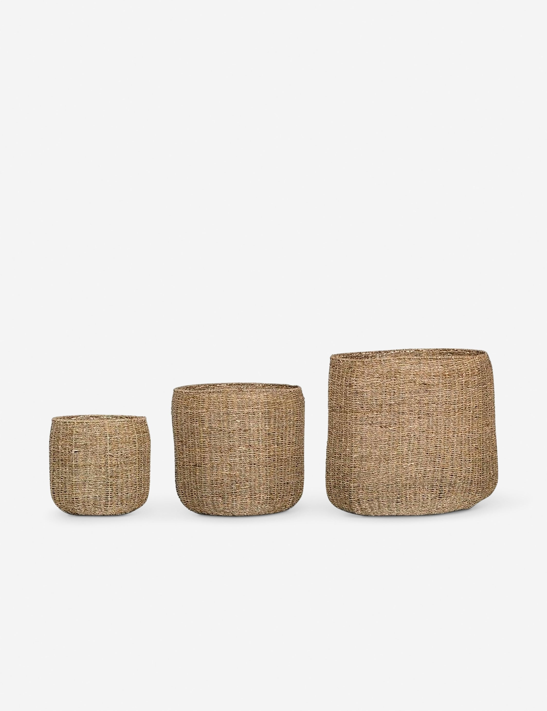 La Jolla Seagrass Baskets (Set of 3)