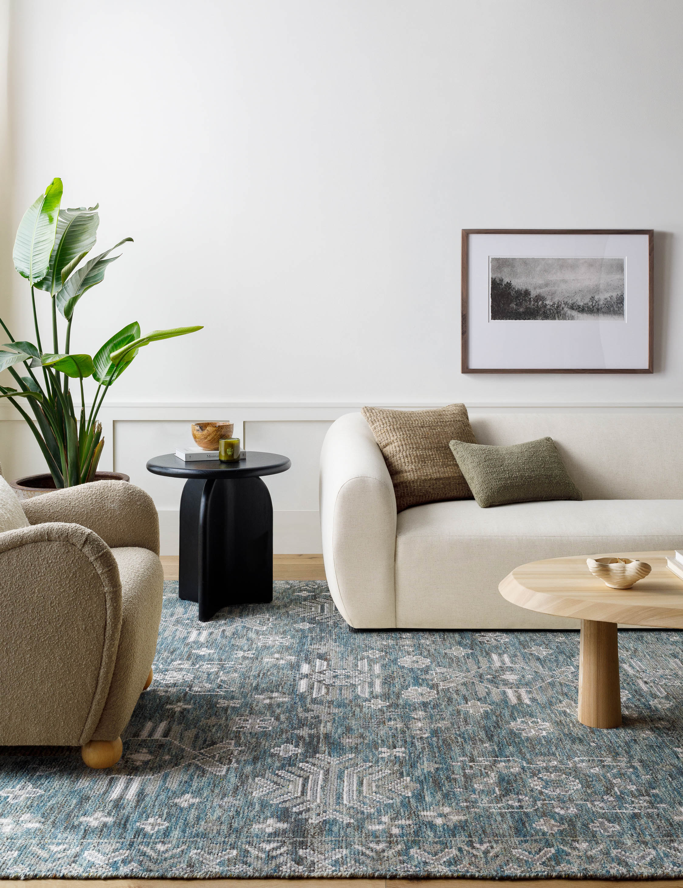 Elspeth Hand-Knotted Wool-Blend Rug - 8' x 10'