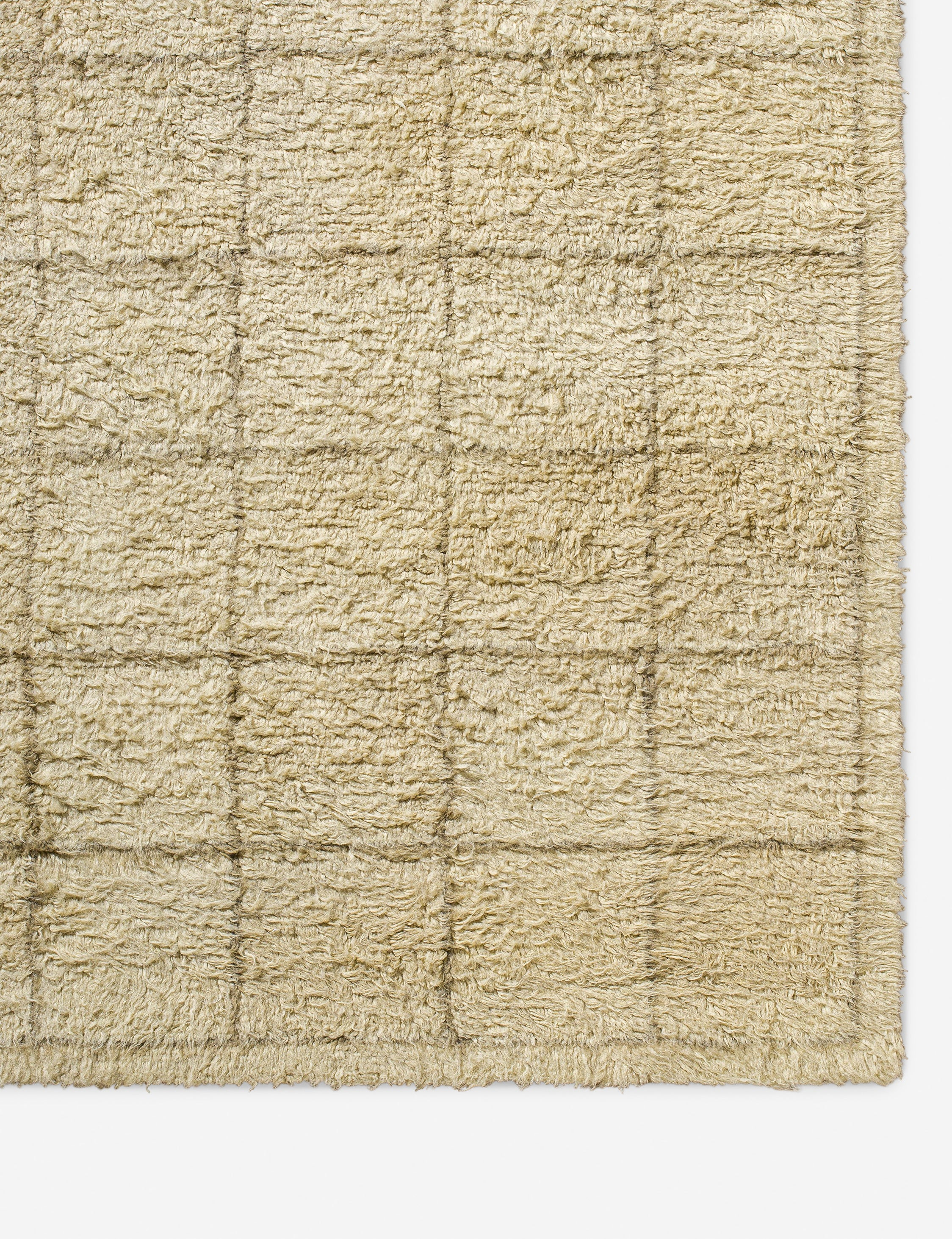 Minka Moroccan Style Hand-Tufted Wool Rug - Beige / 5' x 7'6"
