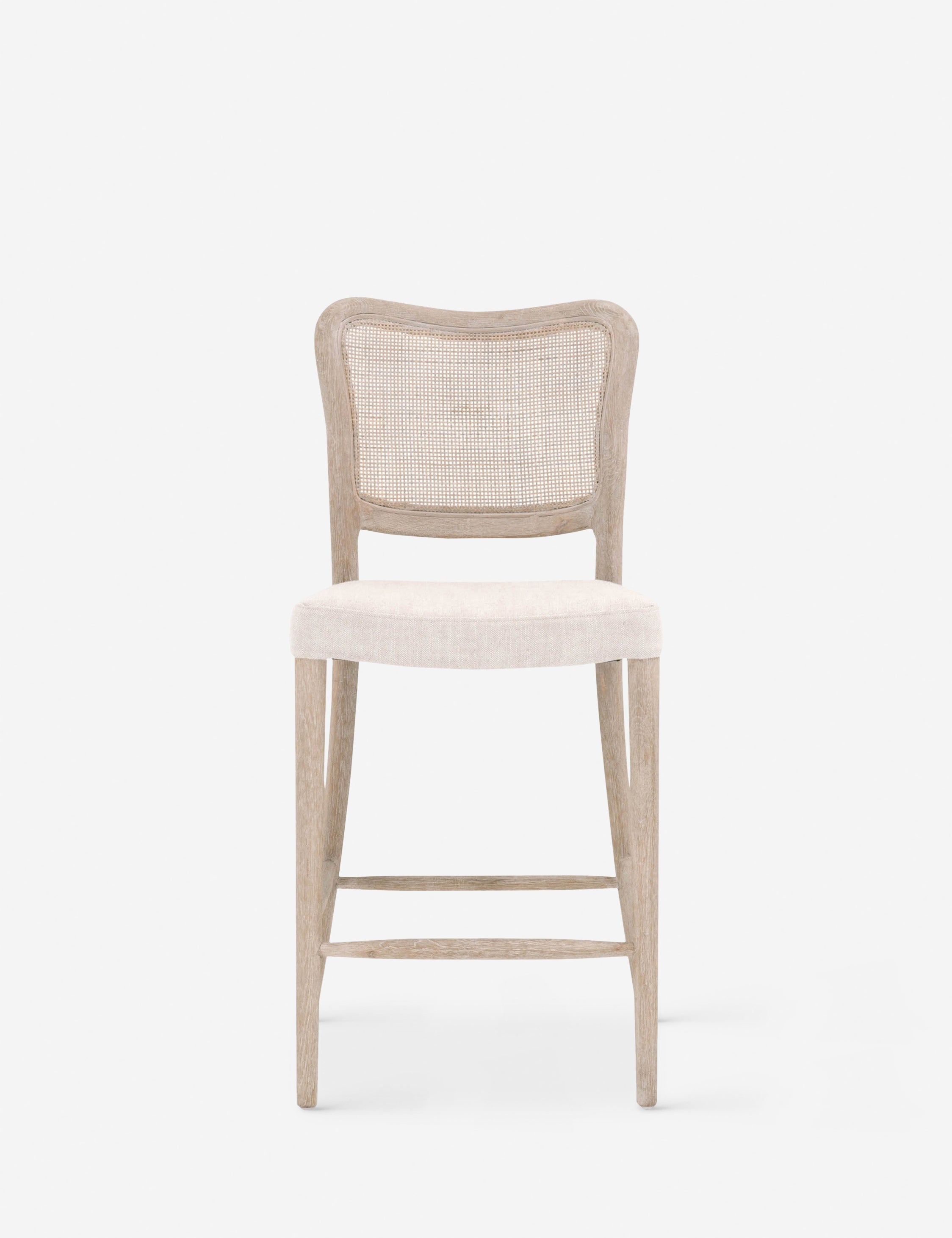 Aniston Counter Stool - Dark Brown Oak