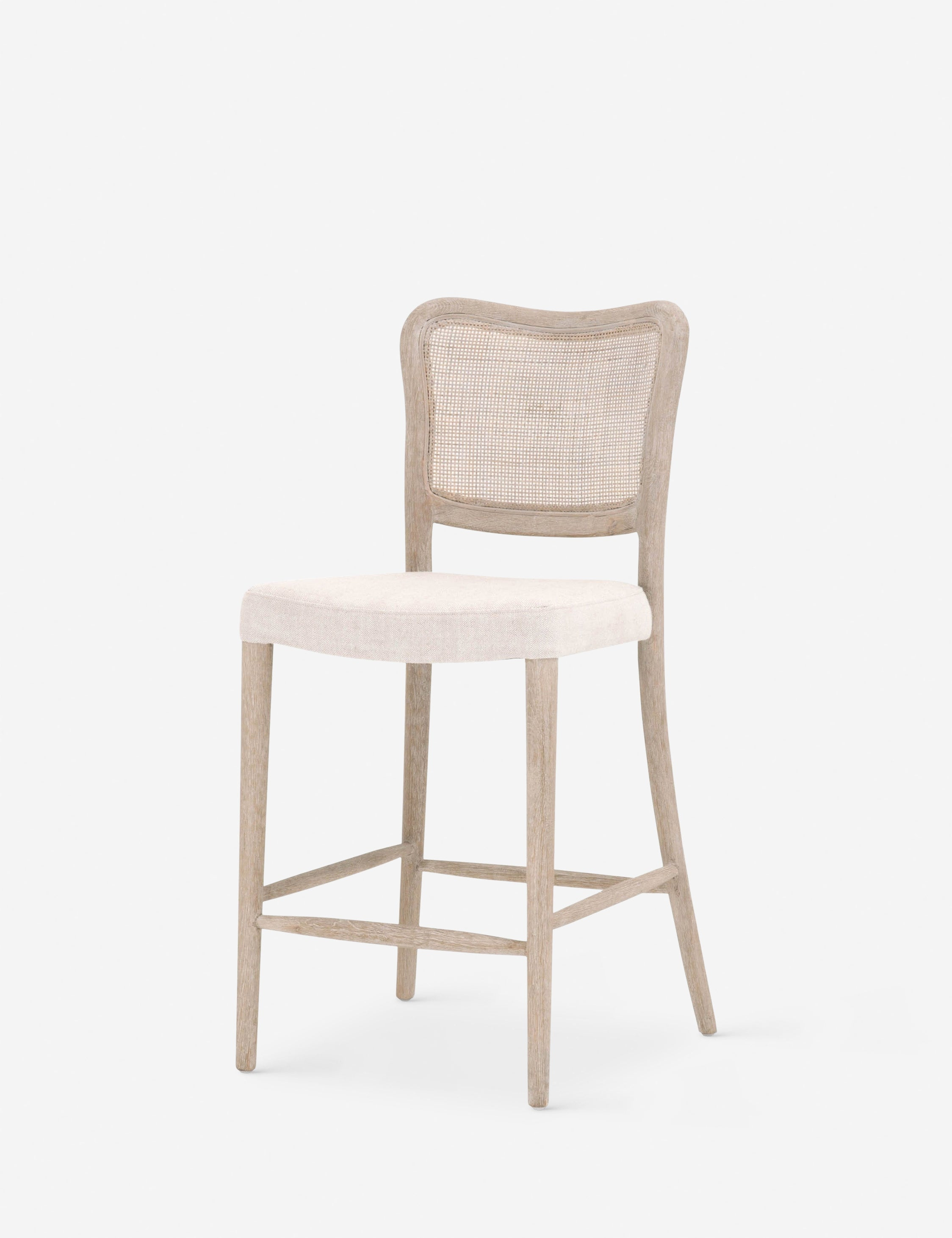 Aniston Counter Stool - Dark Brown Oak