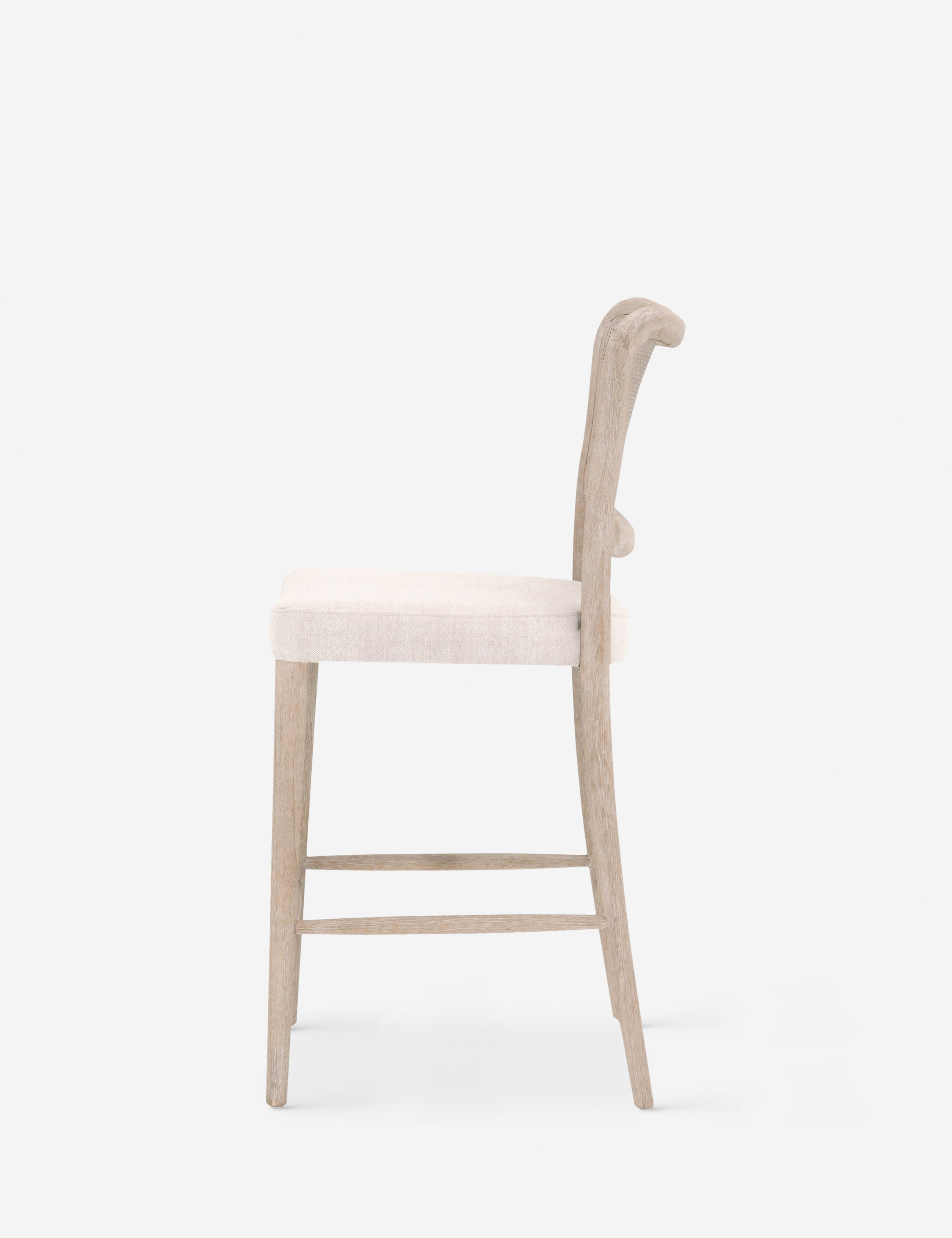 Aniston Counter Stool - Dark Brown Oak