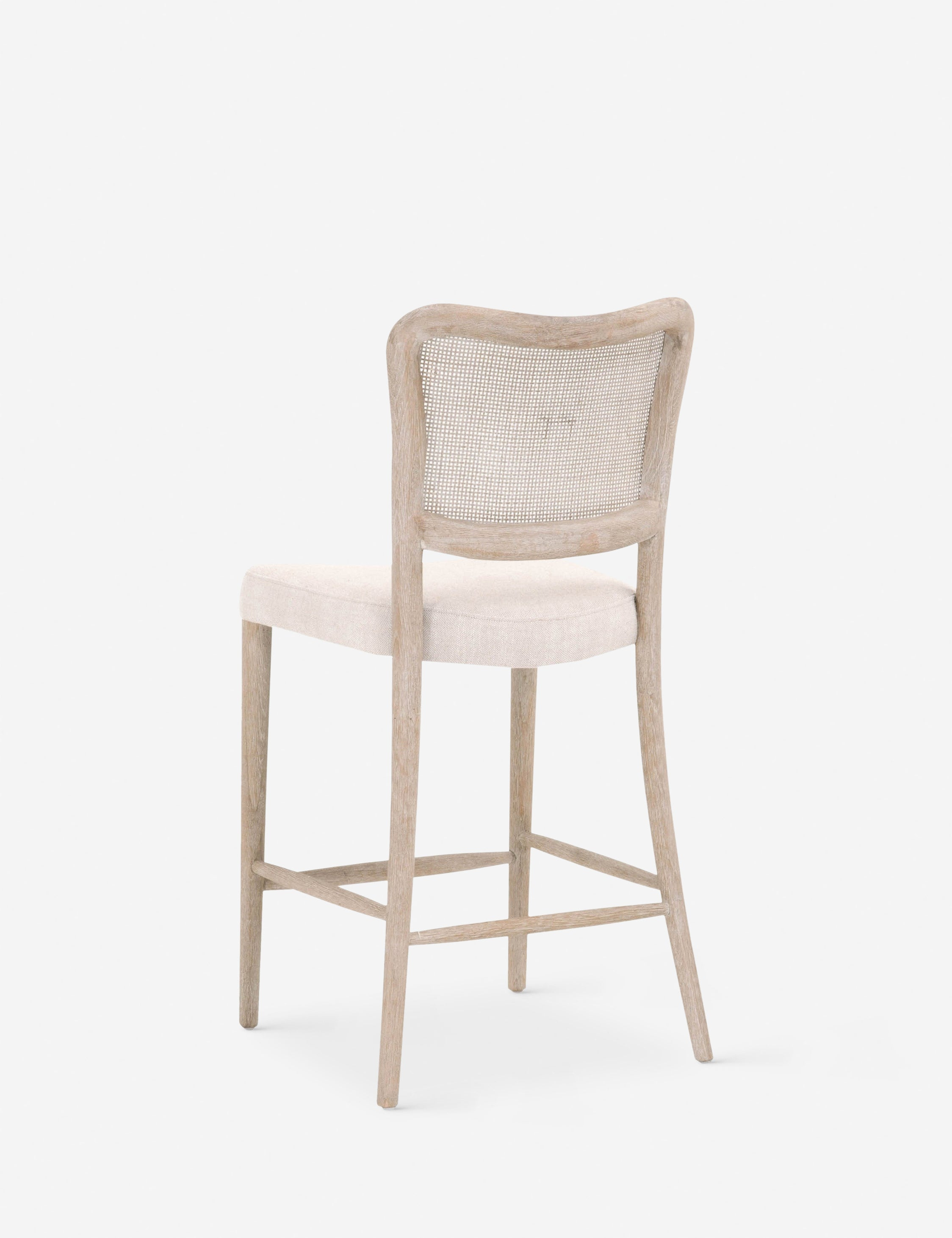 Aniston Counter Stool - Dark Brown Oak