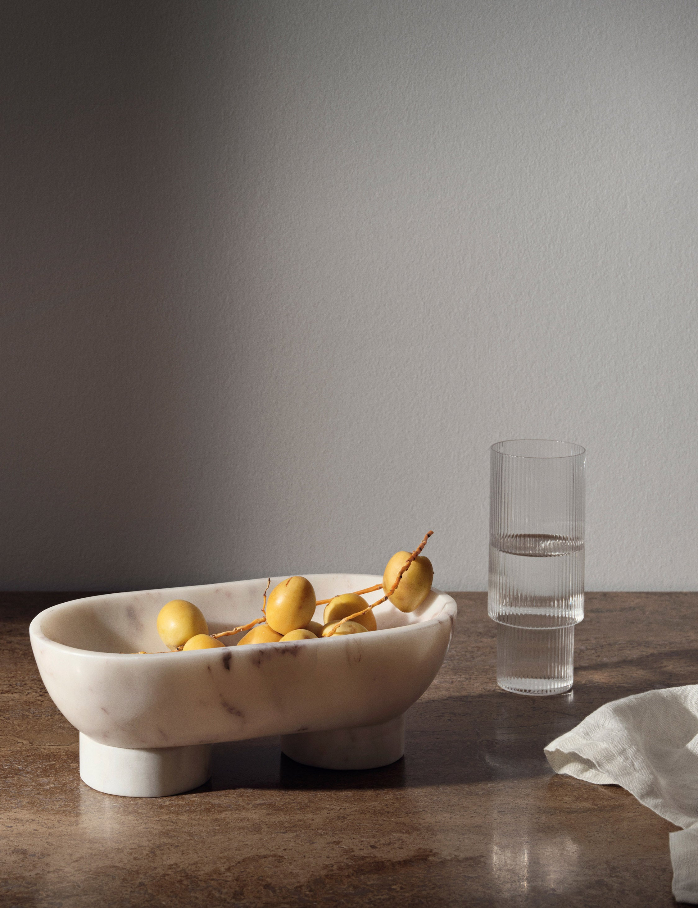 Alza Bowl by Ferm Living - White