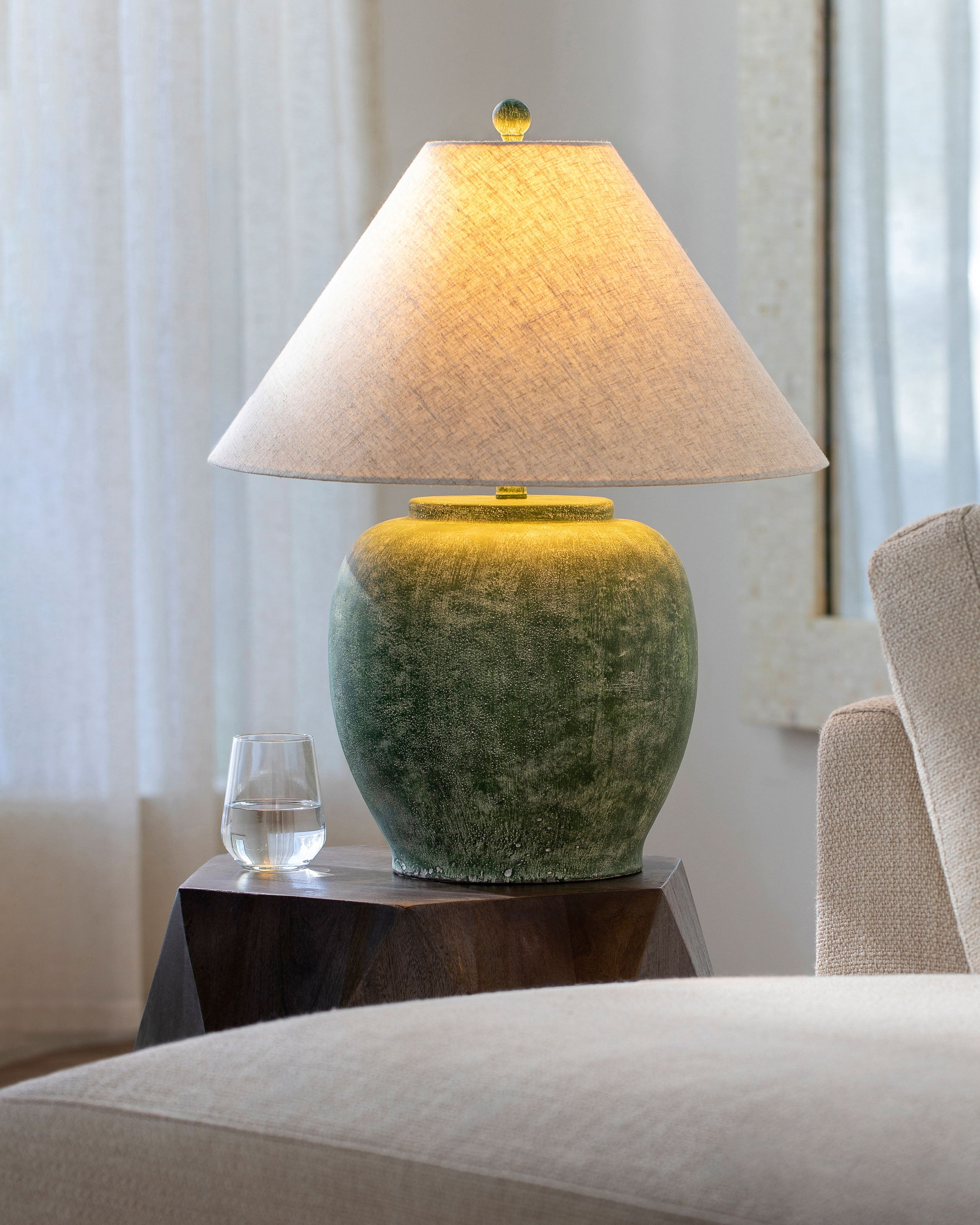 Moreau Table Lamp - Green