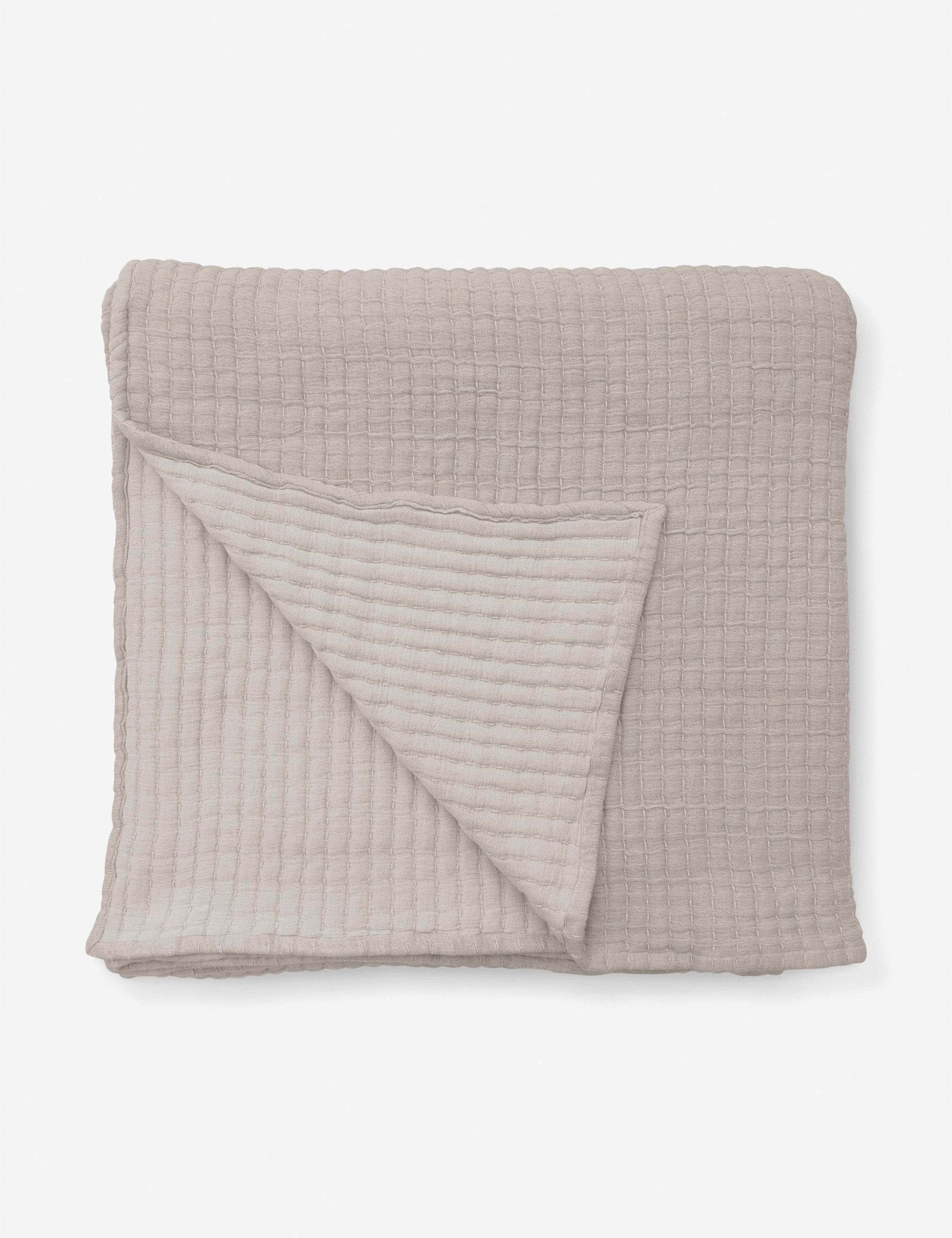 Vancouver Cotton Coverlet by Pom Pom at Home - Gray / Twin