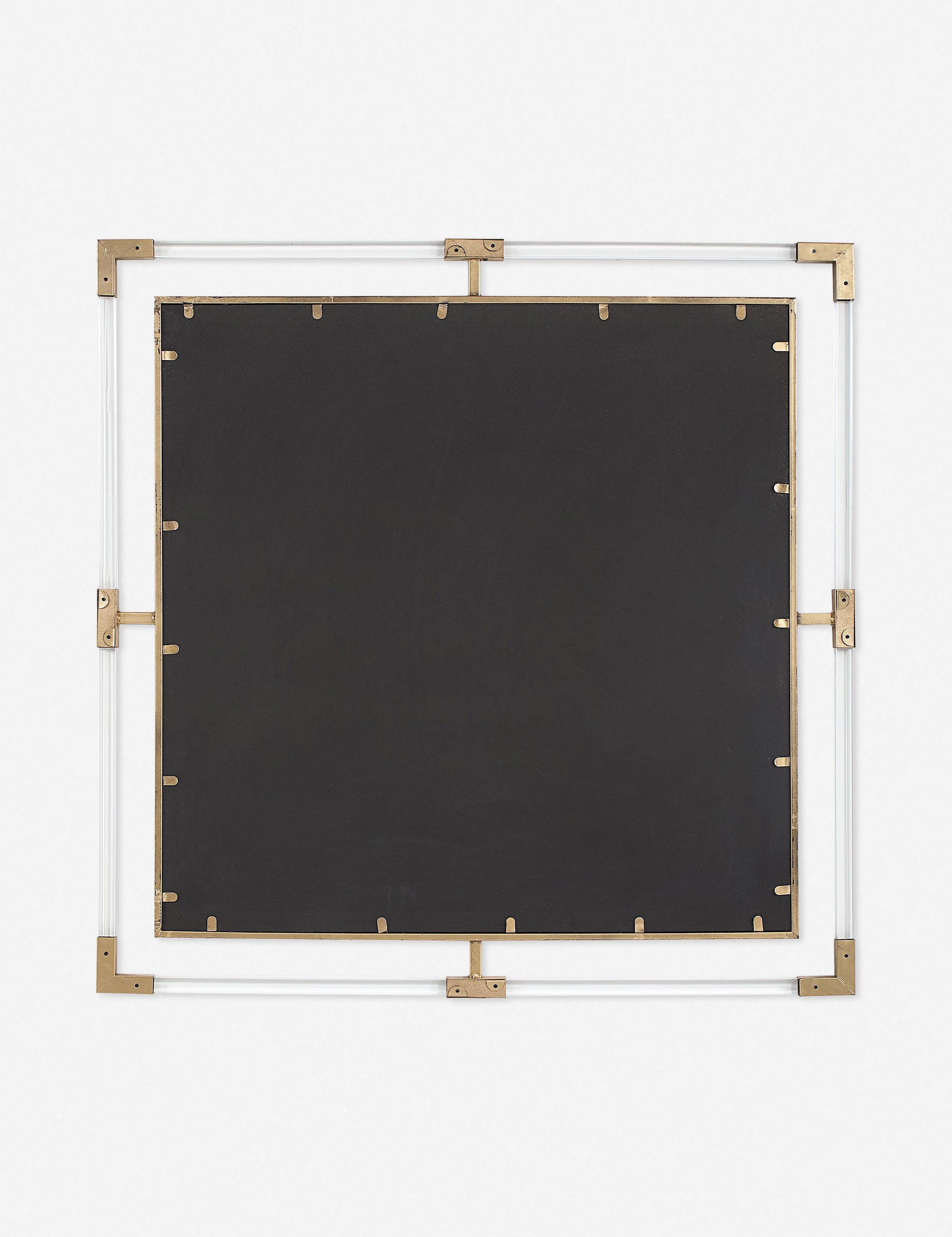 Hyperion Square Mirror - Gold
