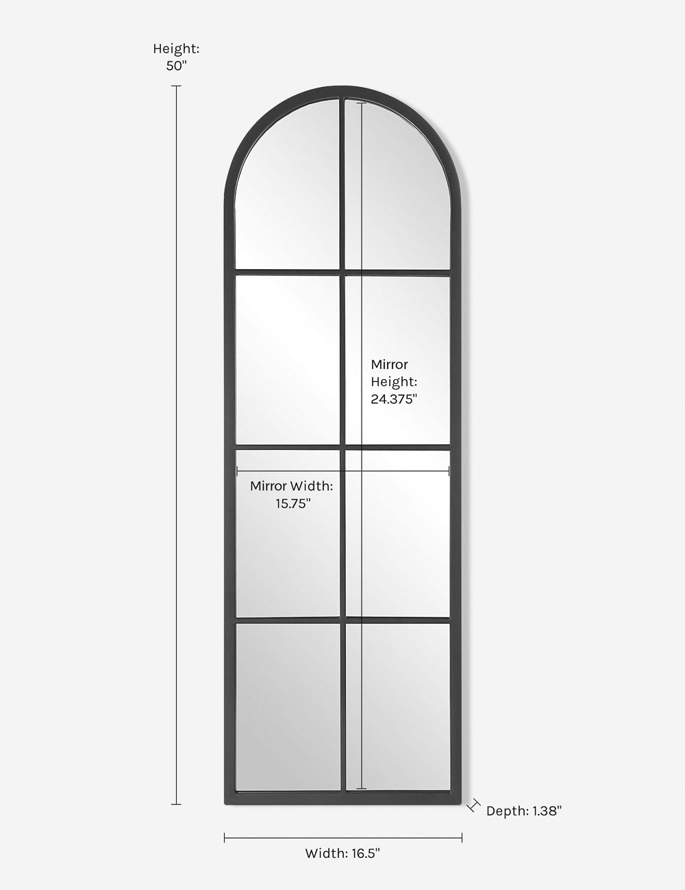 Arlington Mirror - Arched