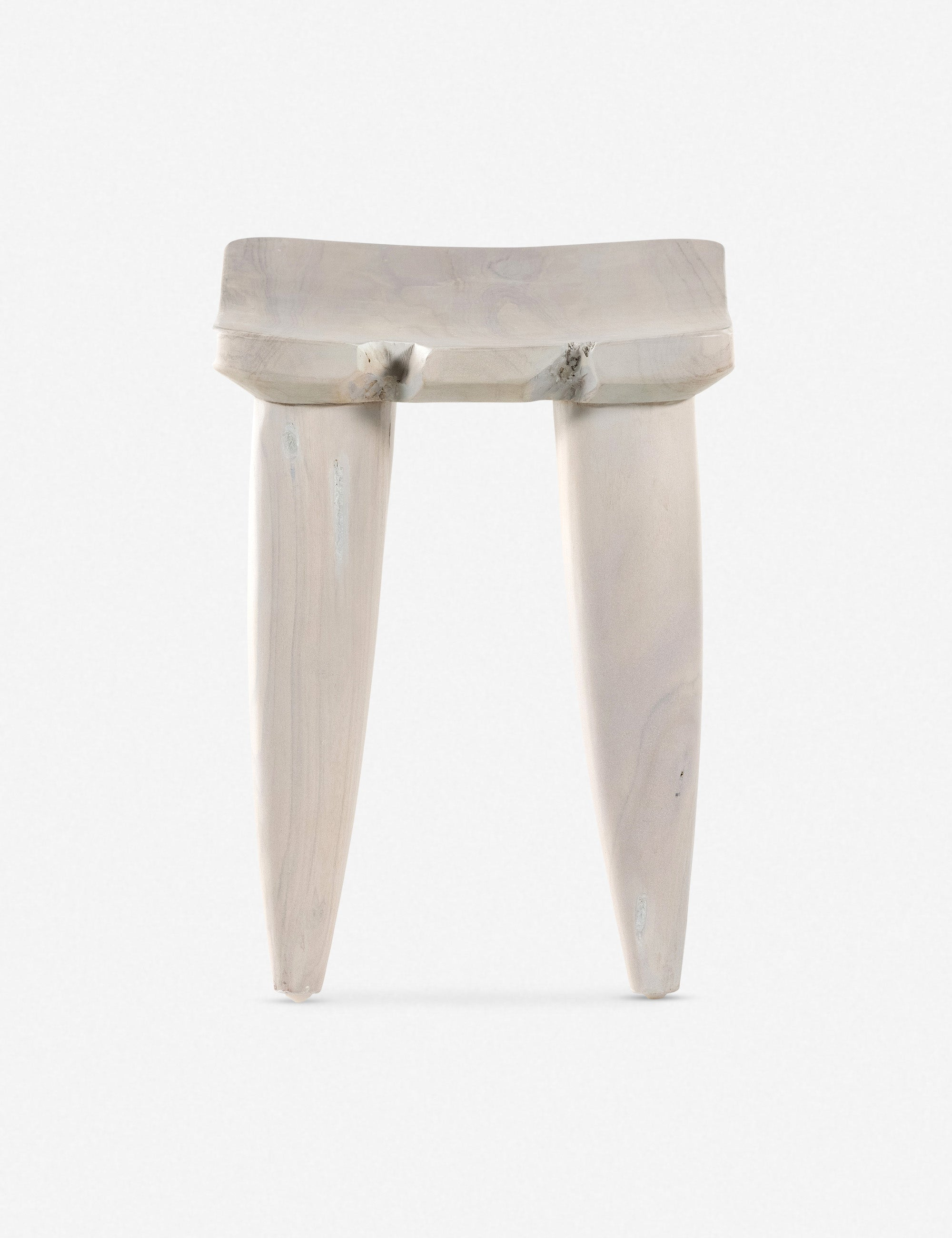 Clarabelle Indoor / Outdoor Stool - Ivory