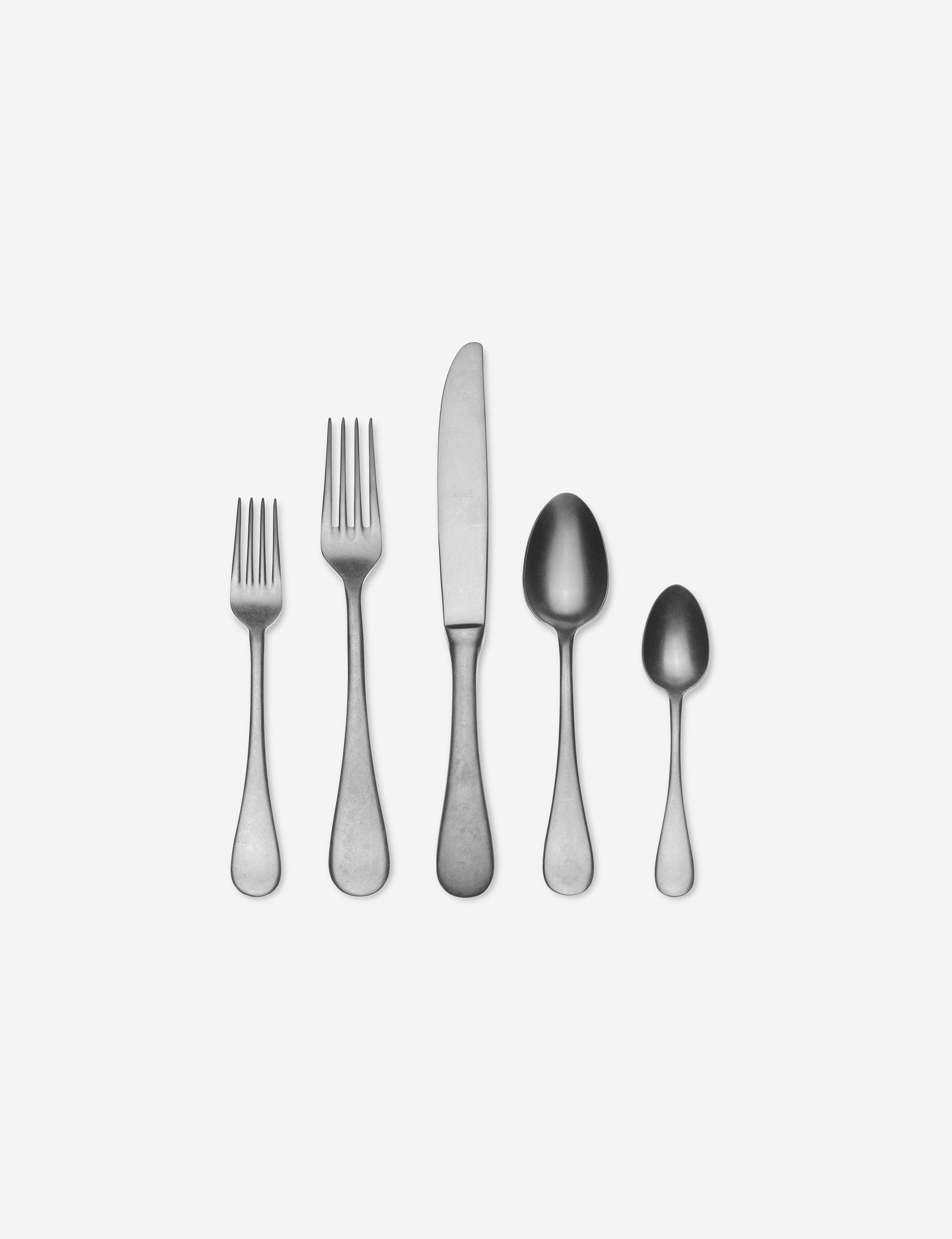 Vintage 20 piece Flatware set by Mepra - Stainless Steel
