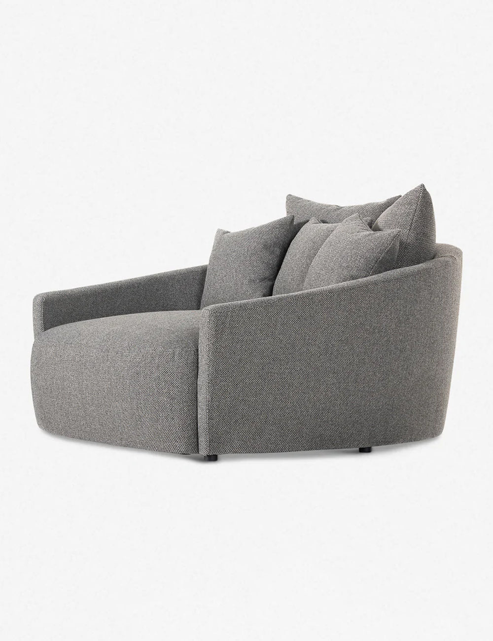 Kaila Media Lounger - Charcoal