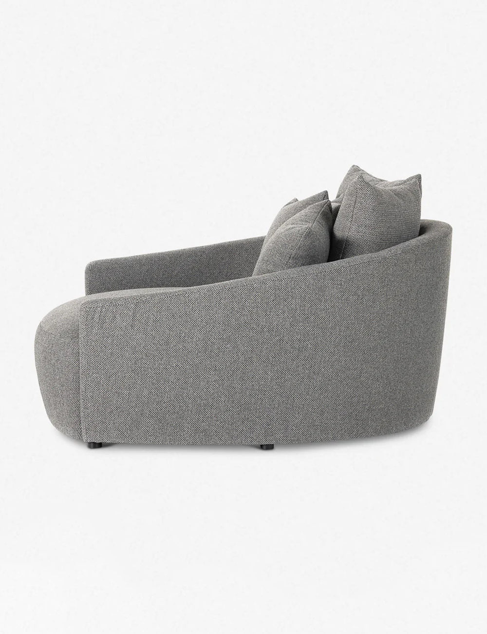 Kaila Media Lounger - Charcoal