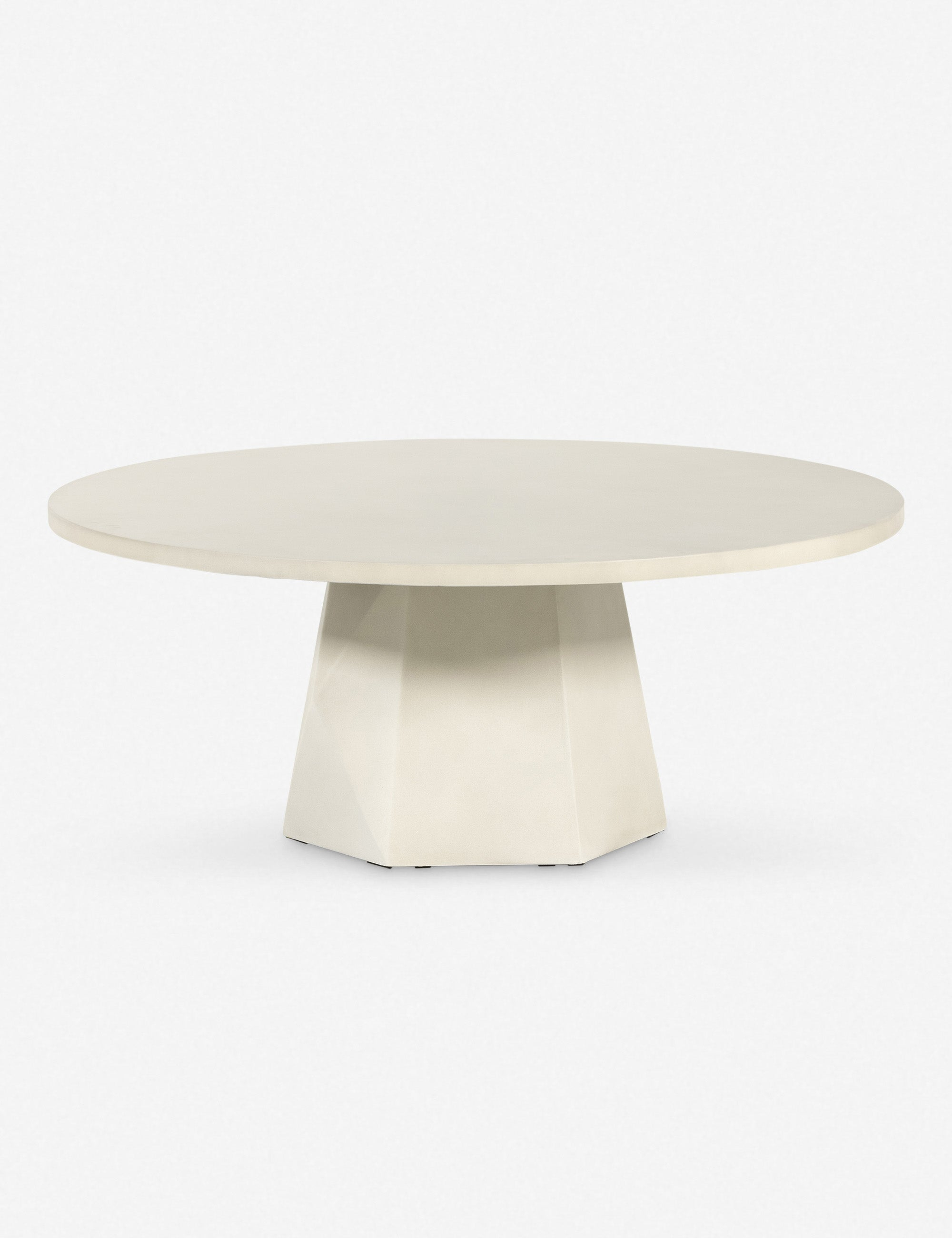 Schuller Indoor / Outdoor Round Coffee Table - White