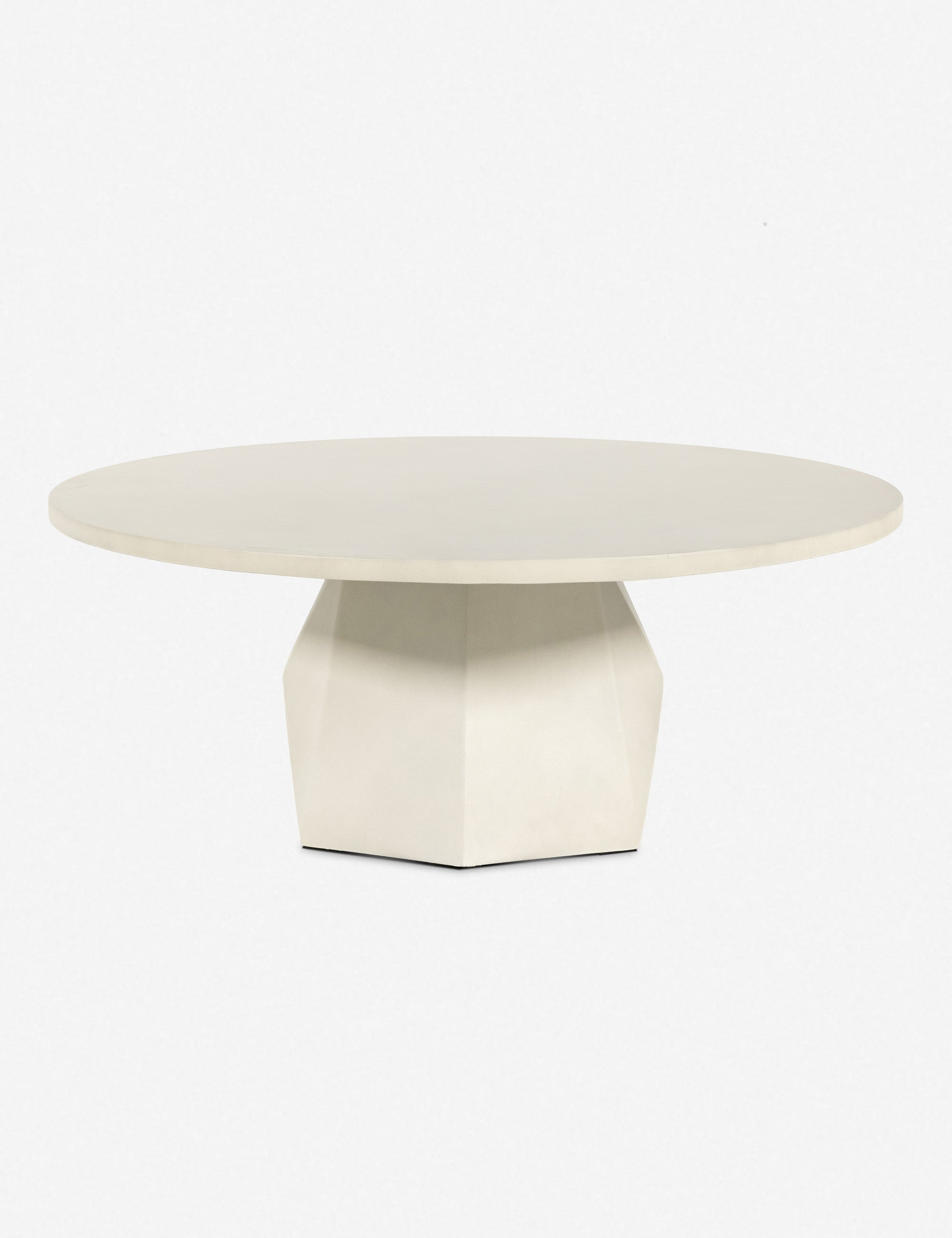 Schuller Indoor / Outdoor Round Coffee Table - White