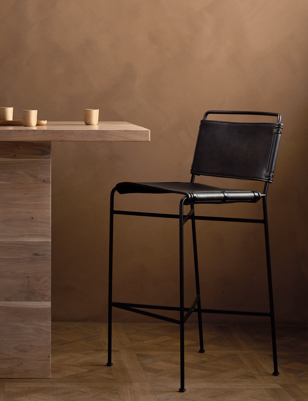Trysta Bar And Counter Stool - Black / Bar