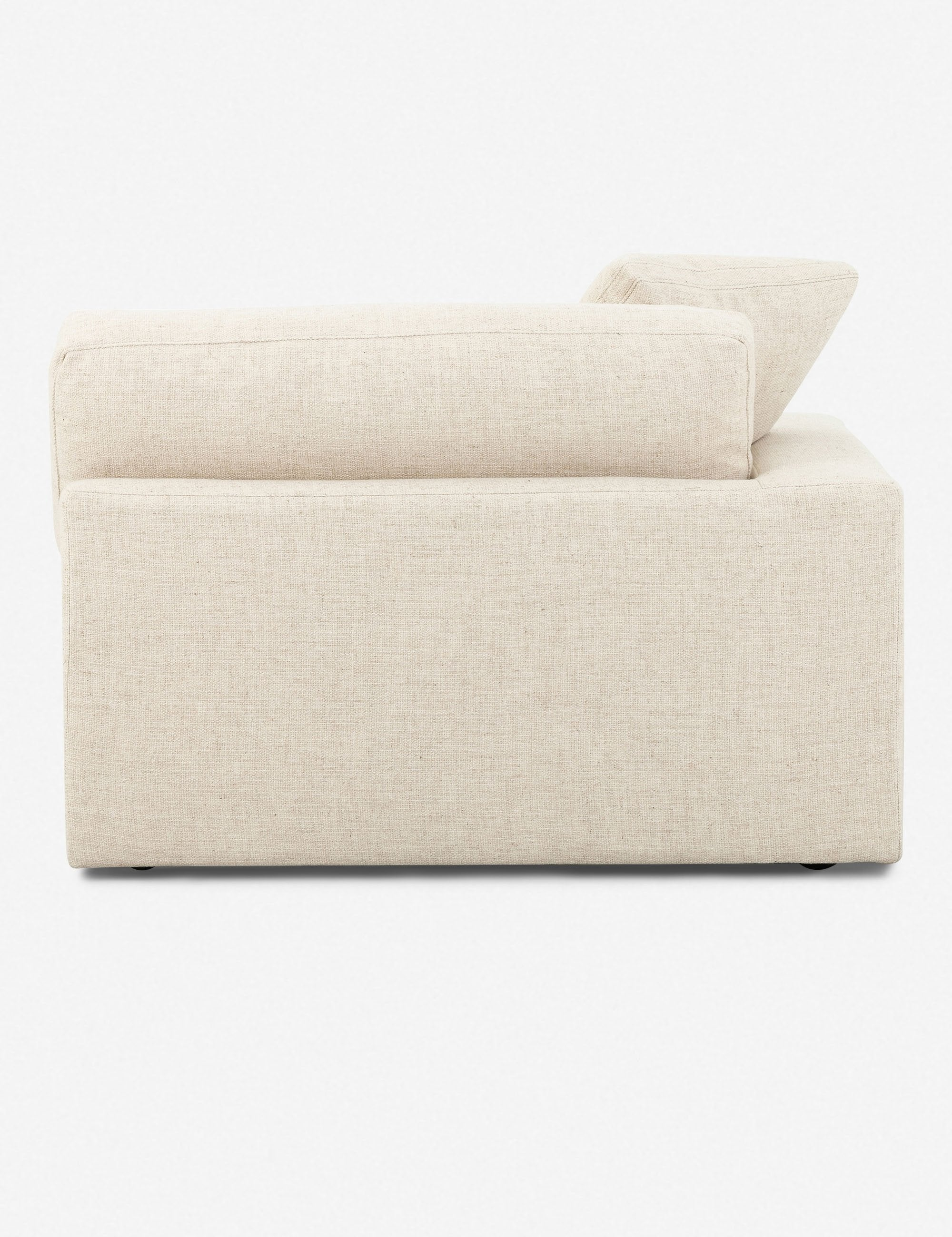 Rita Sectional Sofa - Cream / 137"W / Left-Facing