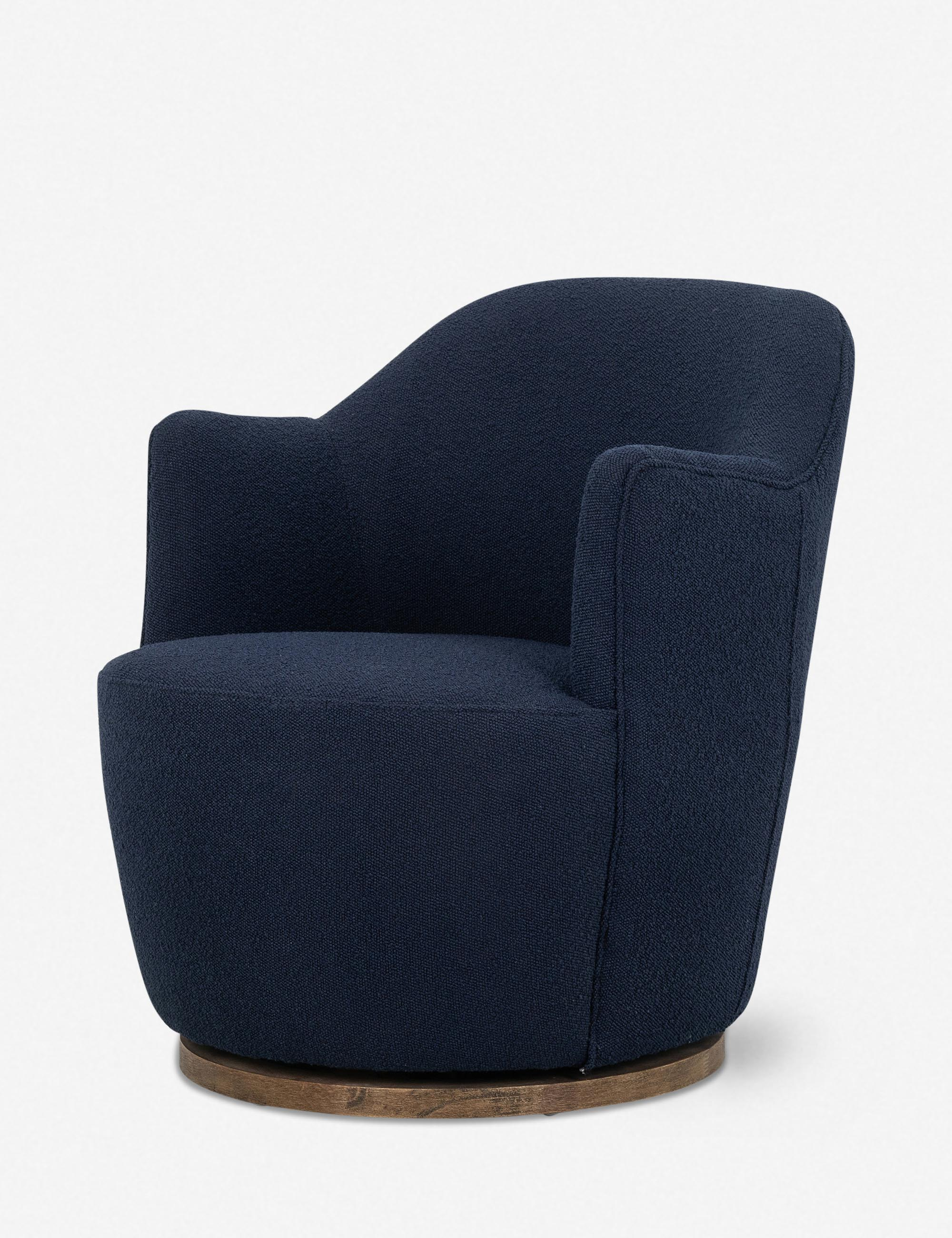 Margie Swivel Chair - Navy