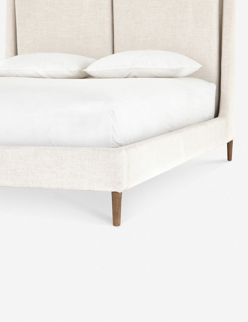 Rexford Platform Bed - Cream / King
