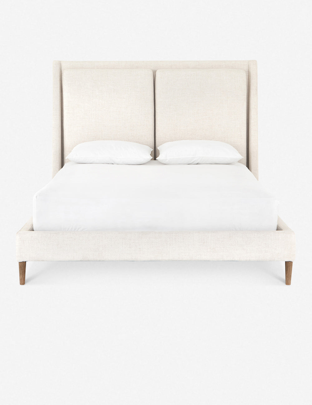 Rexford Platform Bed - Cream / King